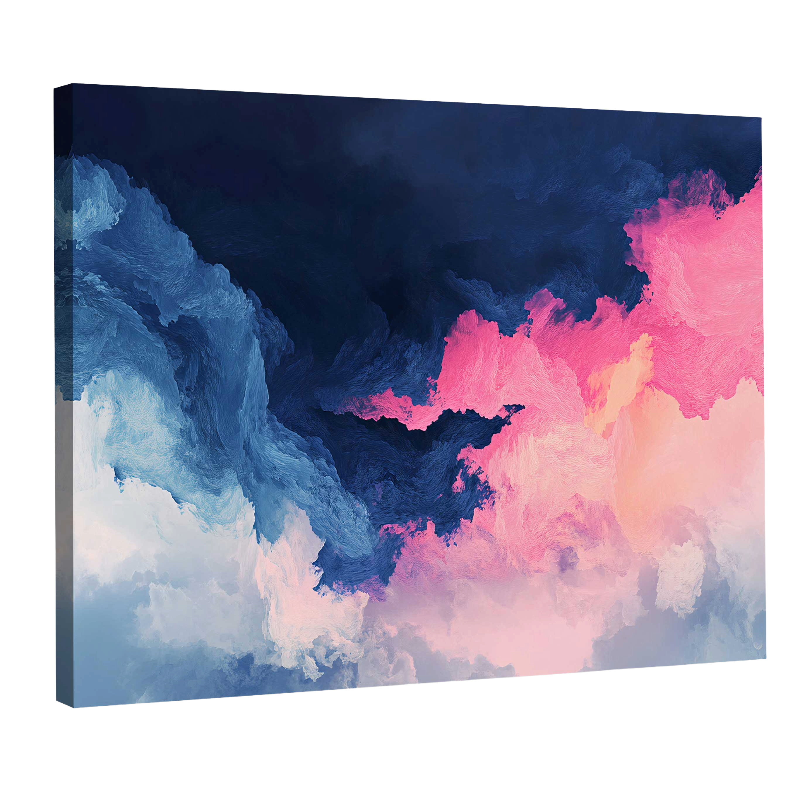 Tableau Abstrait Rose