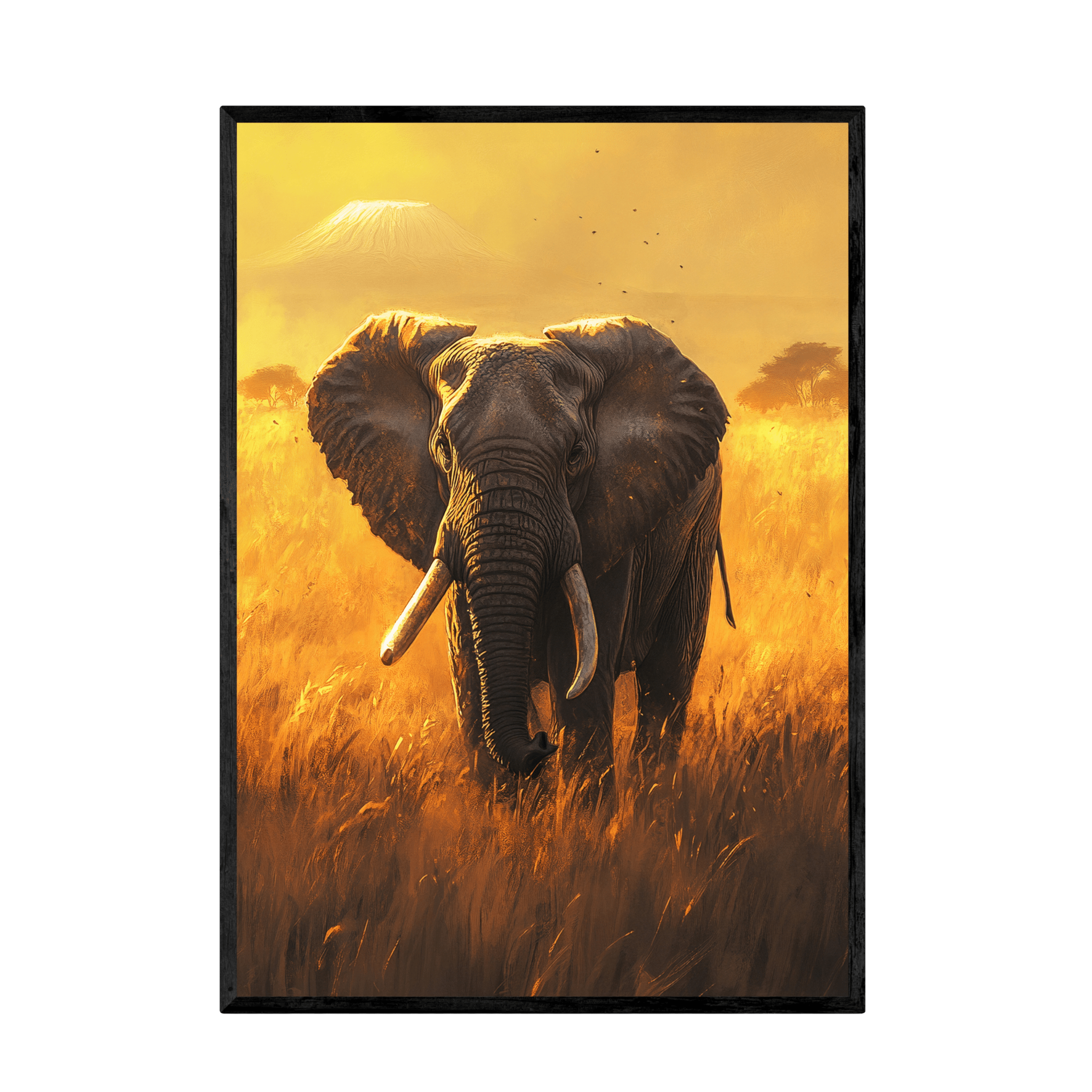 Éléphant Tableau - La Maison Du Tableau