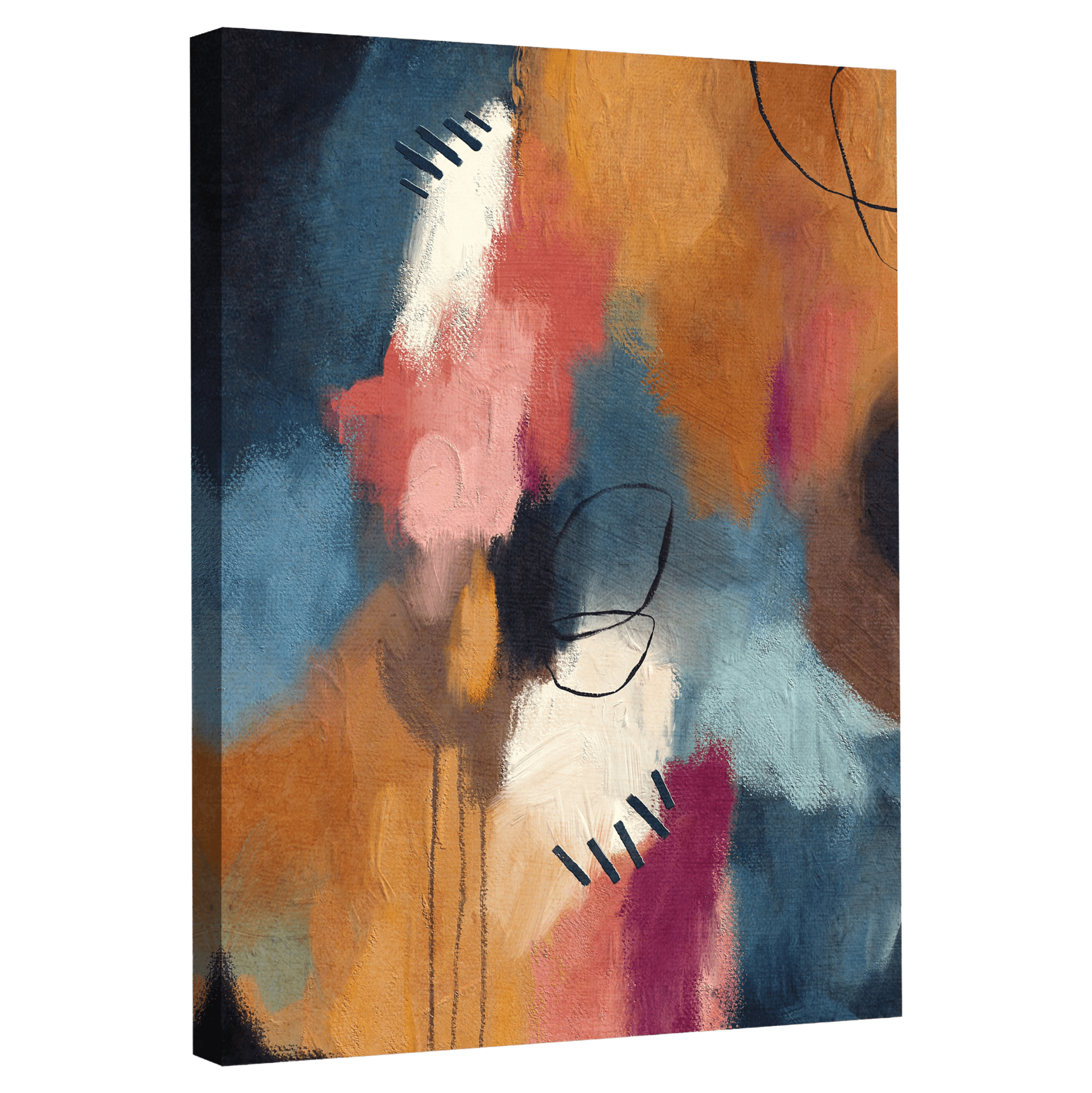 Tableau Abstrait Art Coloré - La Maison Du Tableau