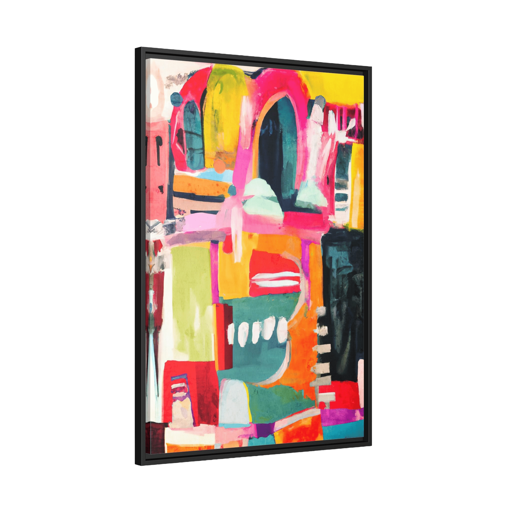 Tableau Abstrait Coloré - La Maison Du Tableau