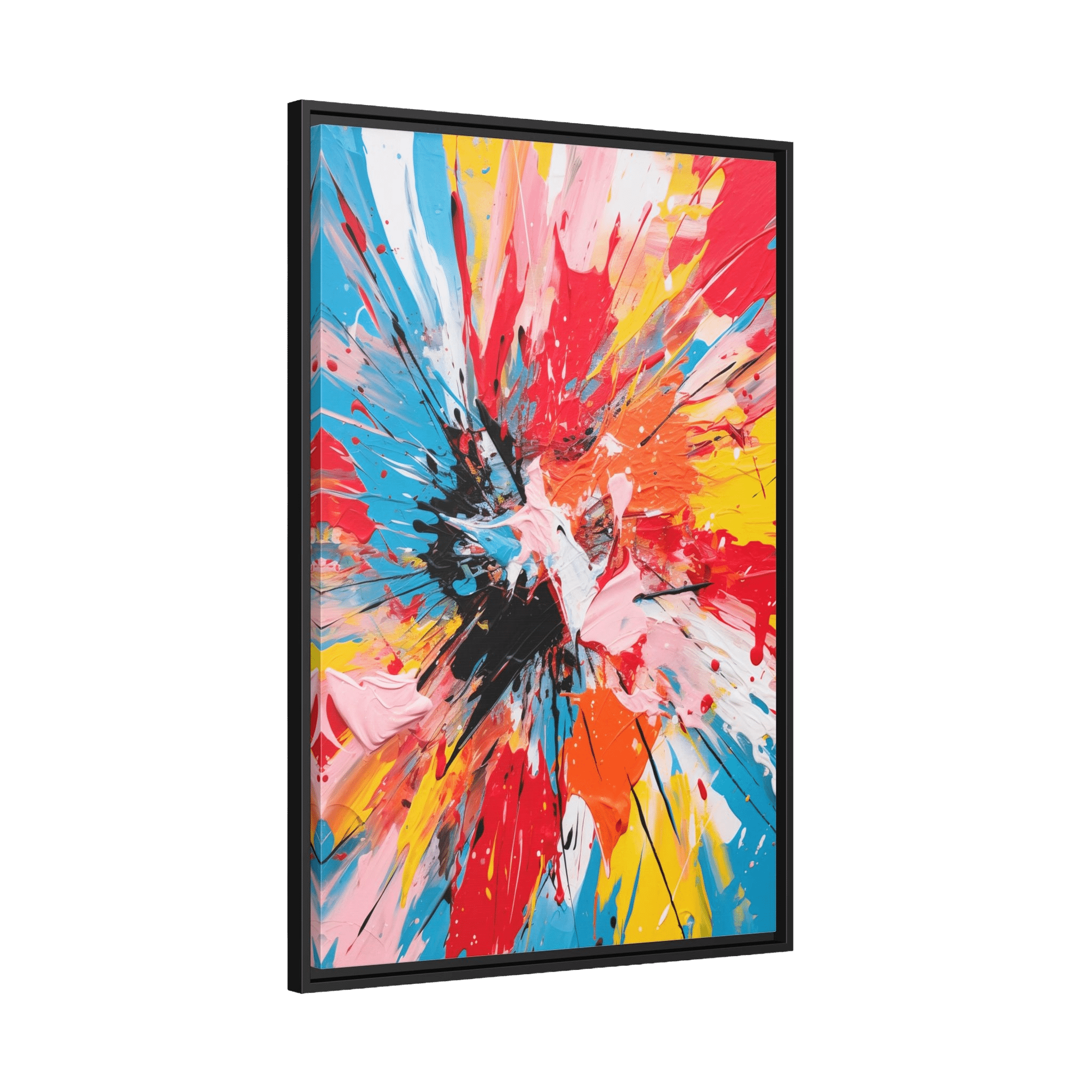 Tableau Abstrait Couleur - La Maison Du Tableau