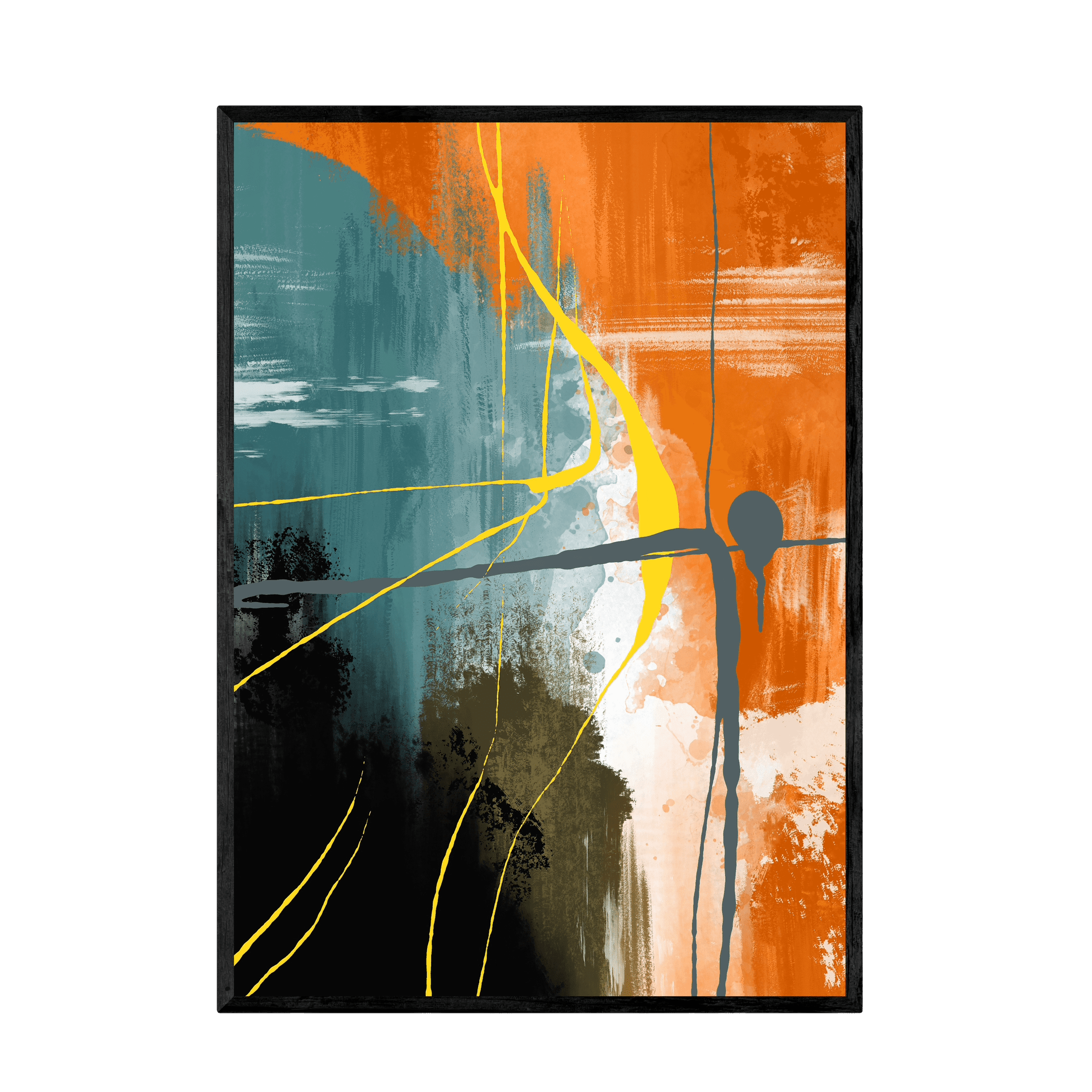 Tableau Abstrait Décoration - La Maison Du Tableau