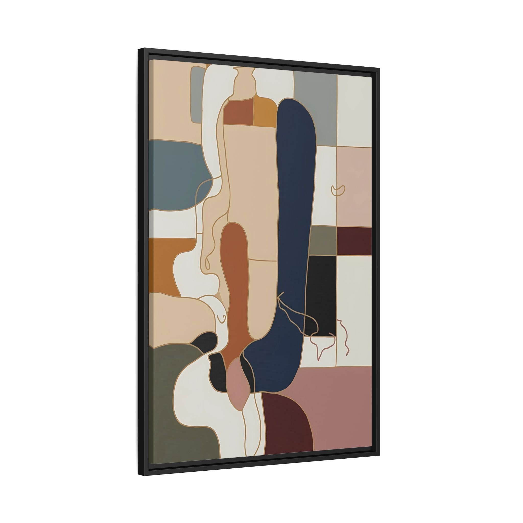 Tableau Abstrait Formes Libres - La Maison Du Tableau