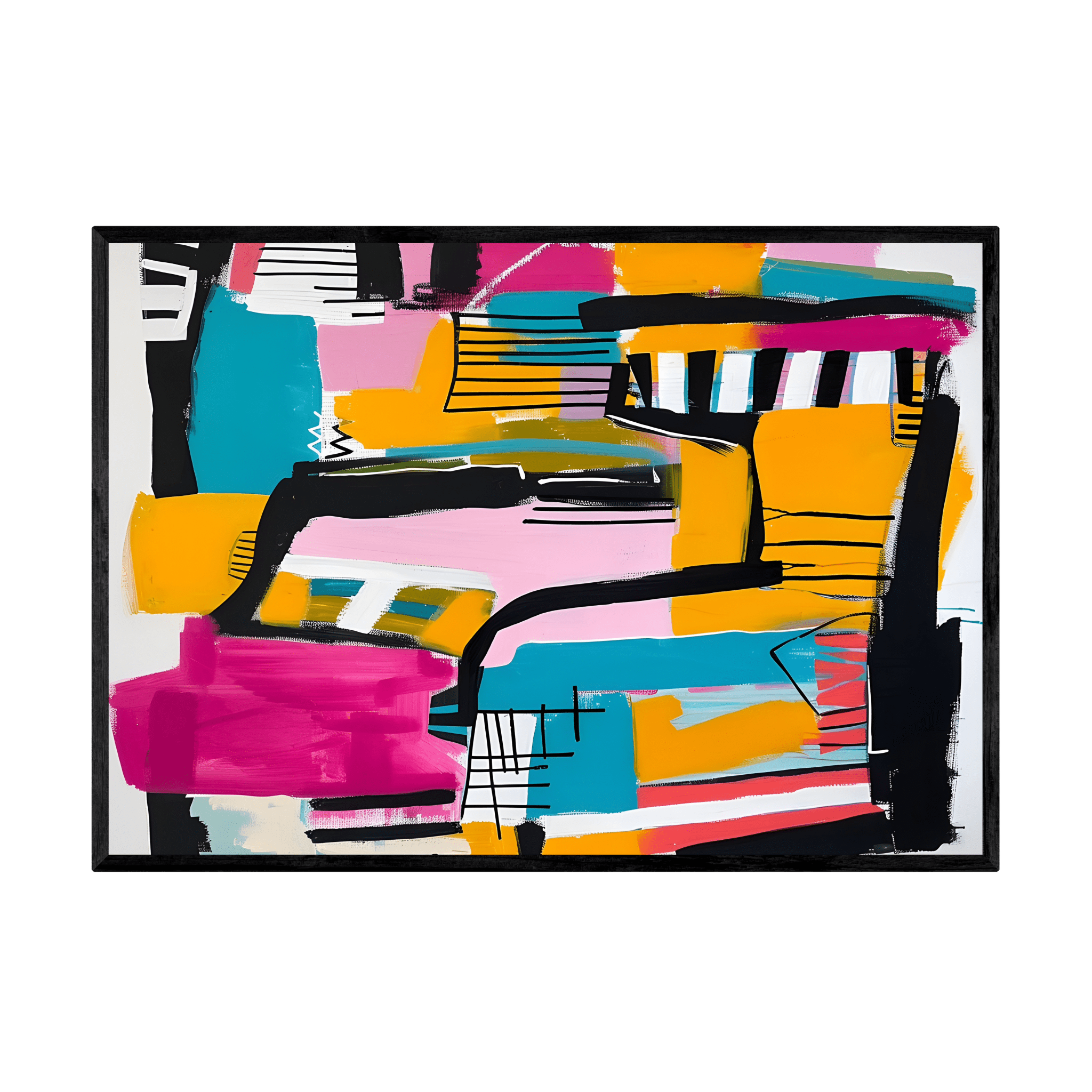 Tableau Abstrait Moderne - La Maison Du Tableau