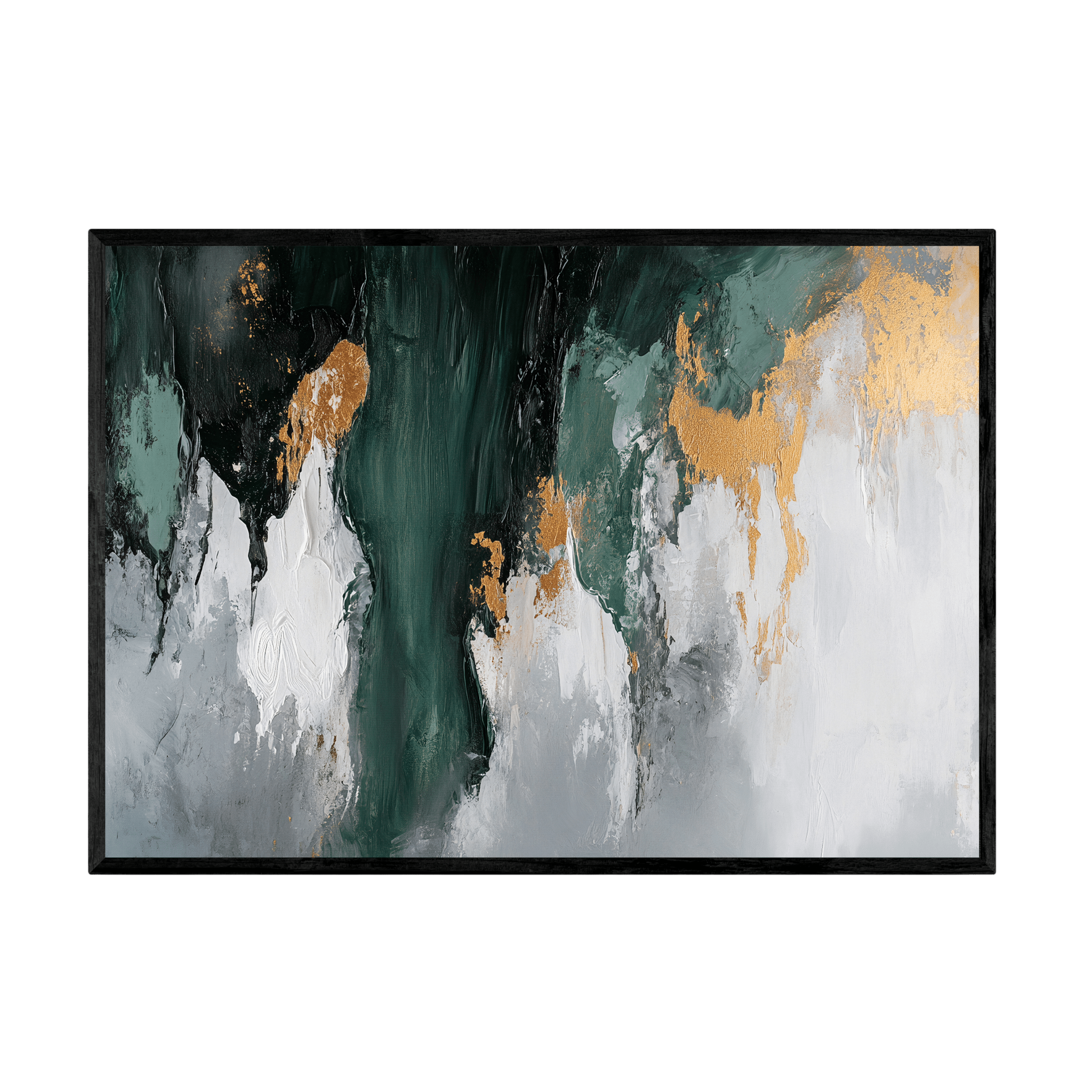 Tableau Abstrait Vert - La Maison Du Tableau