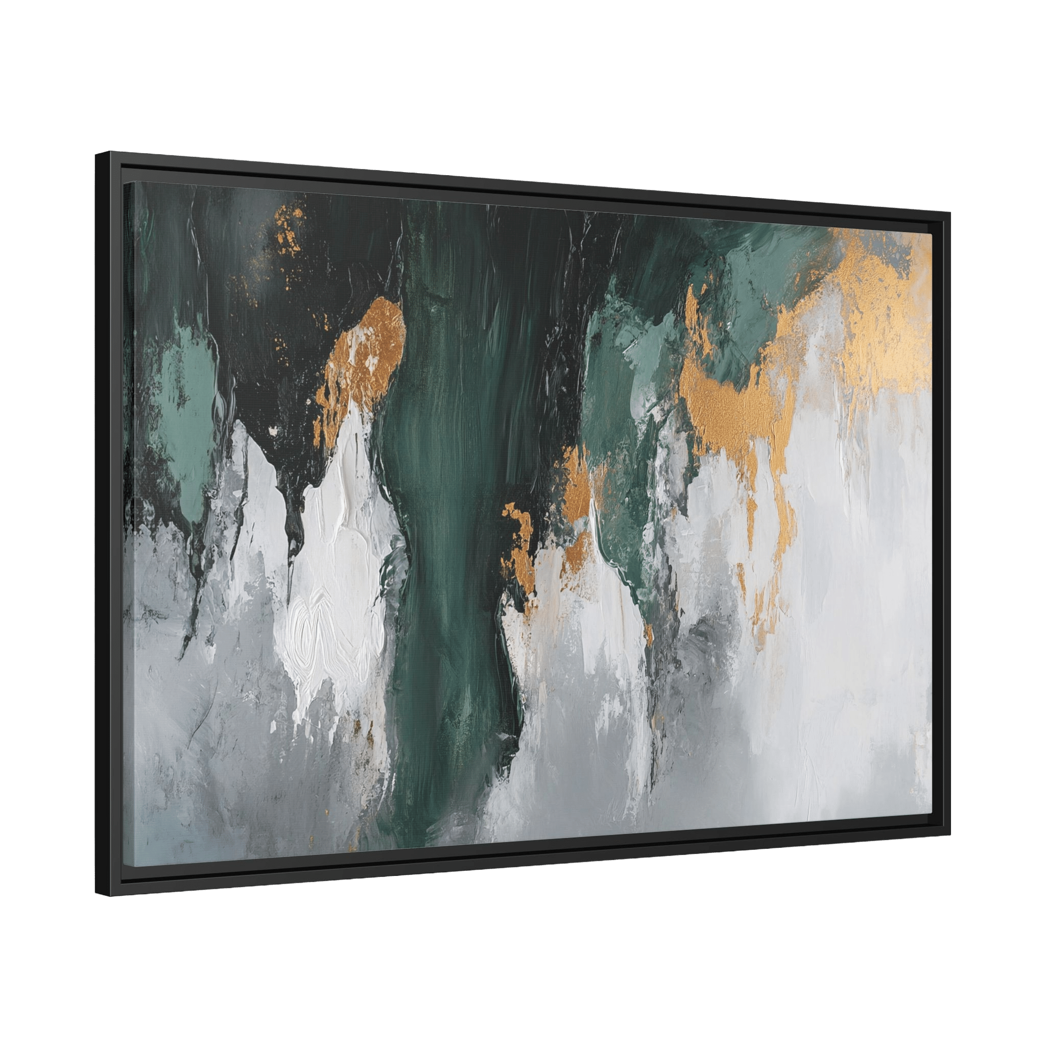 Tableau Abstrait Vert - La Maison Du Tableau