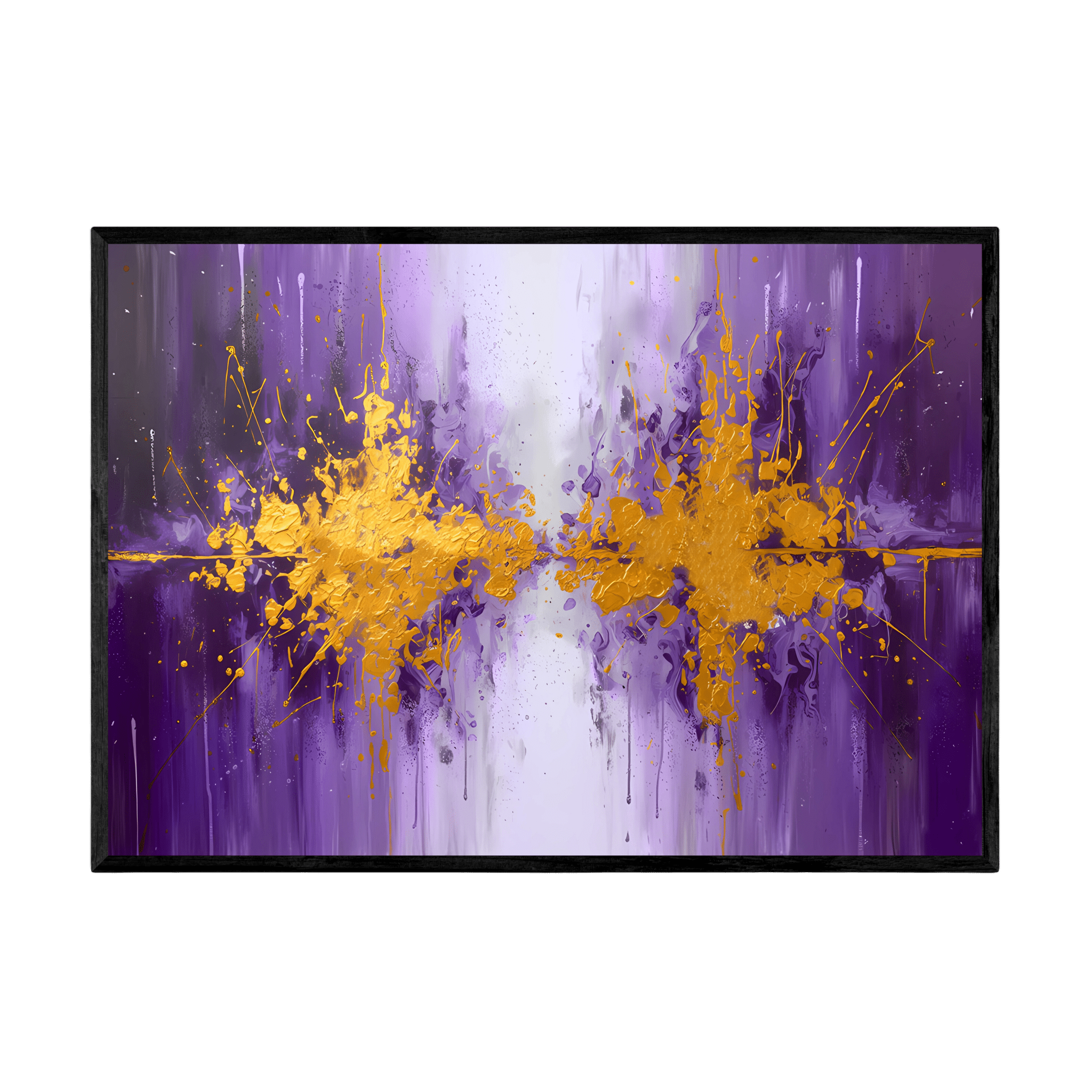 Tableau Abstrait Violet - La Maison Du Tableau