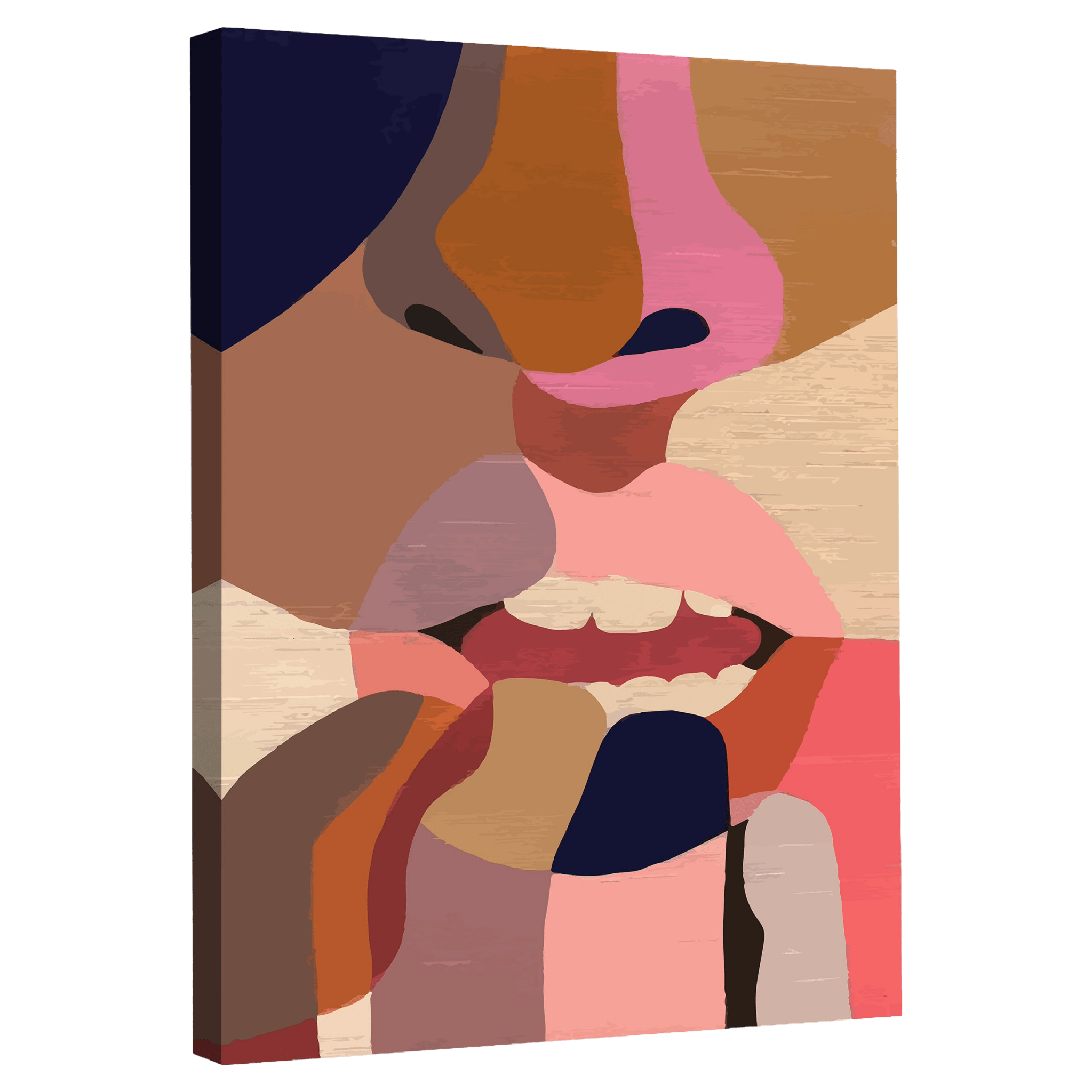 Tableau Abstrait Visage - La Maison Du Tableau