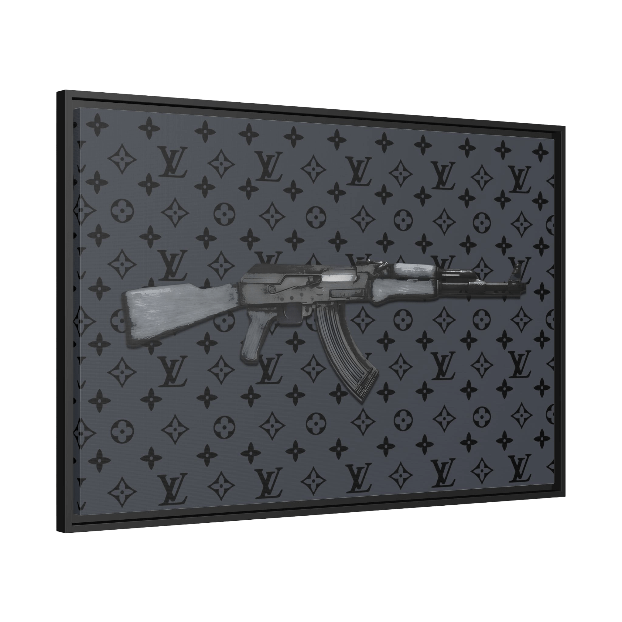 Tableau AK47 Louis Vuitton - La Maison Du Tableau