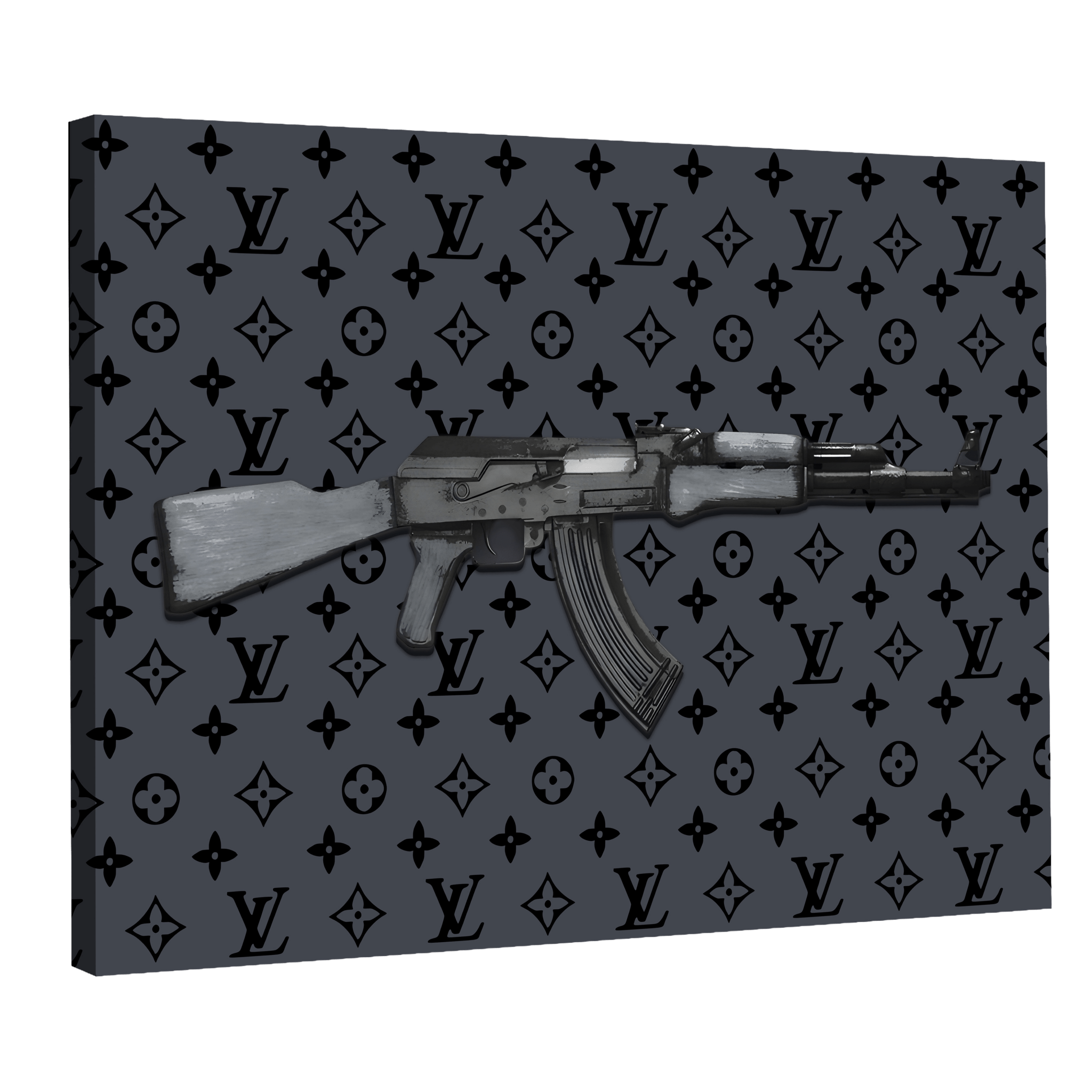 Tableau AK47 Louis Vuitton - La Maison Du Tableau
