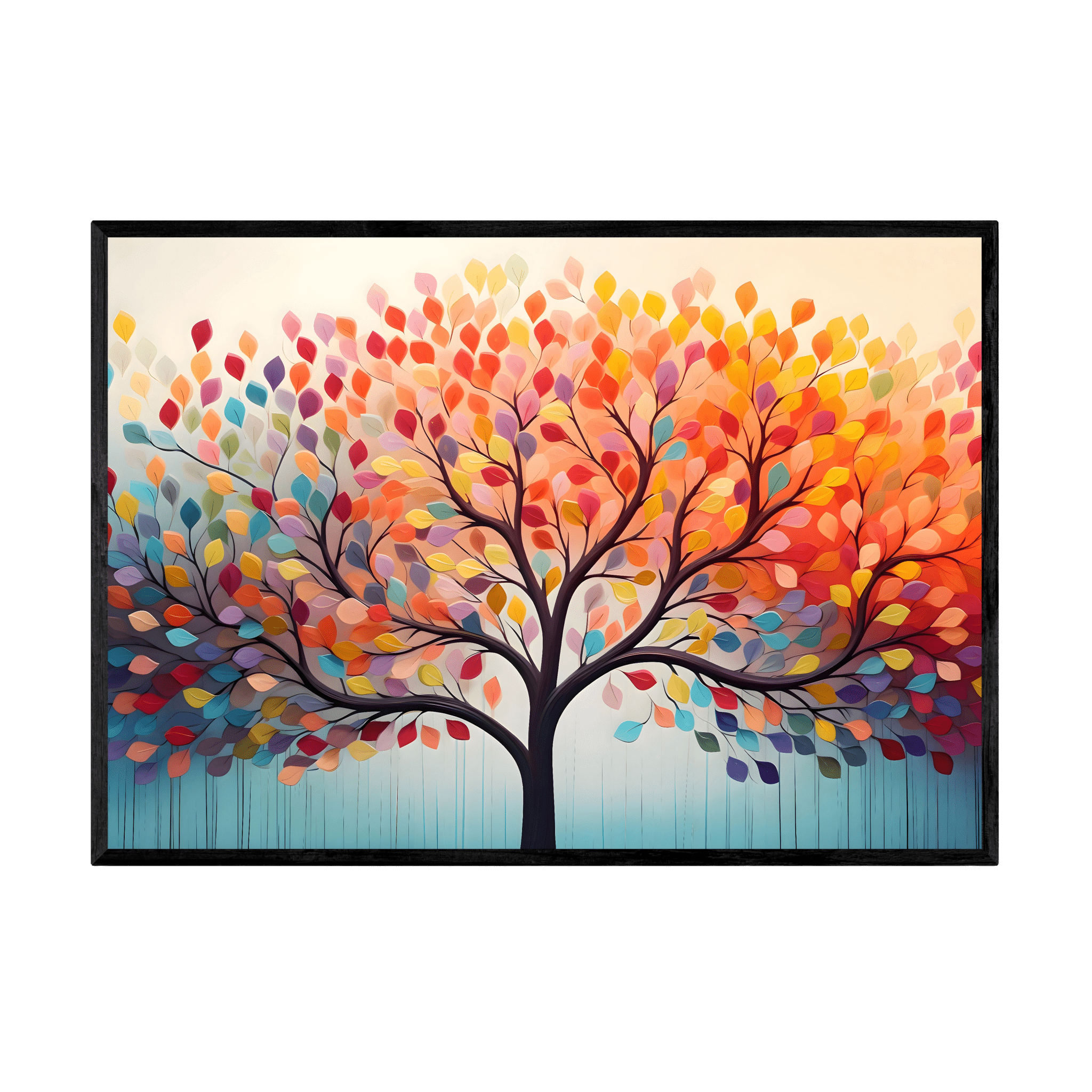 Tableau Arbre De Vie Coloré - La Maison Du Tableau