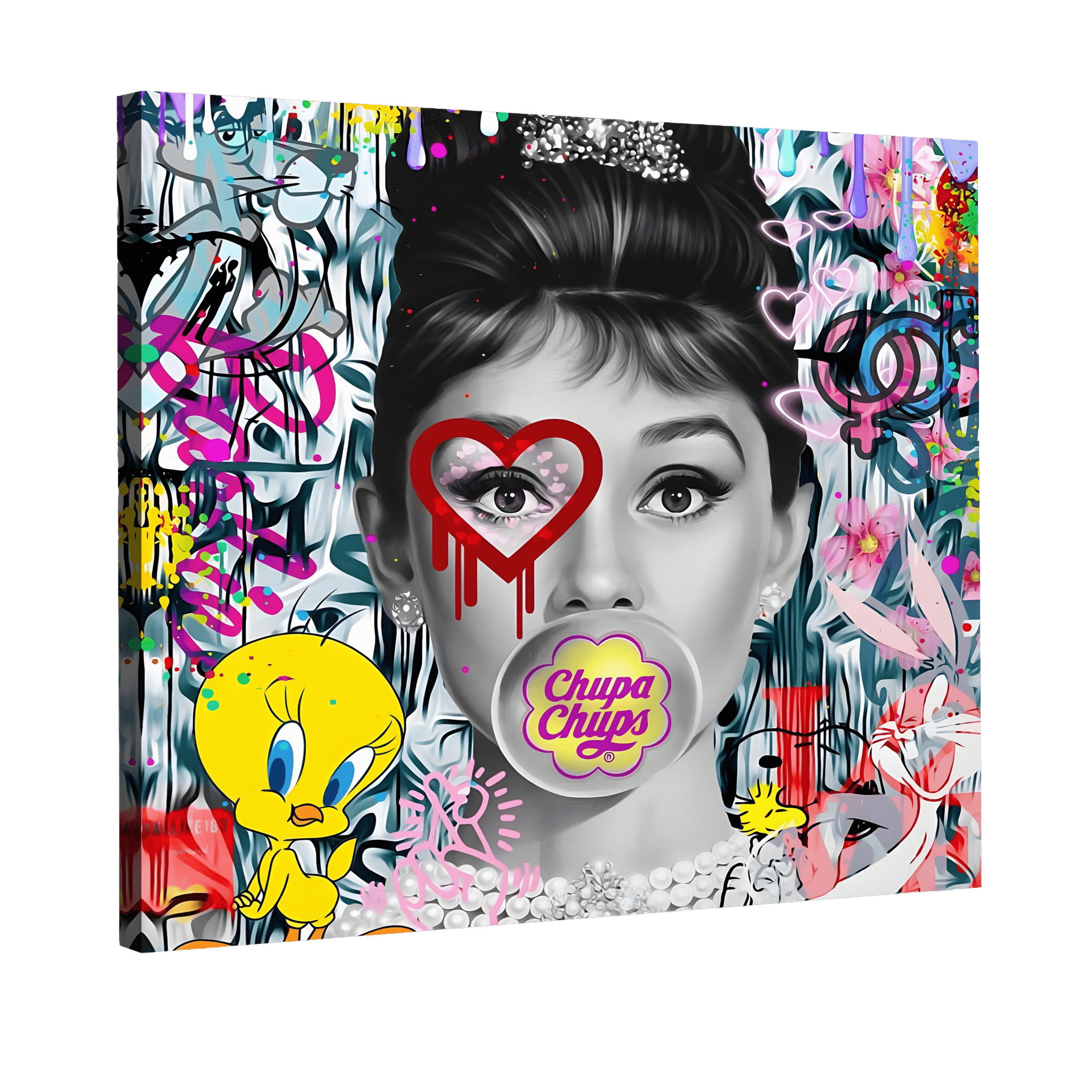 Tableau Audrey Hepburn Pop Art - La Maison Du Tableau