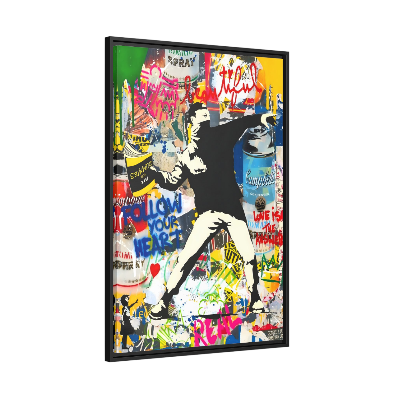 Tableau Banksy Graffiti - La Maison Du Tableau