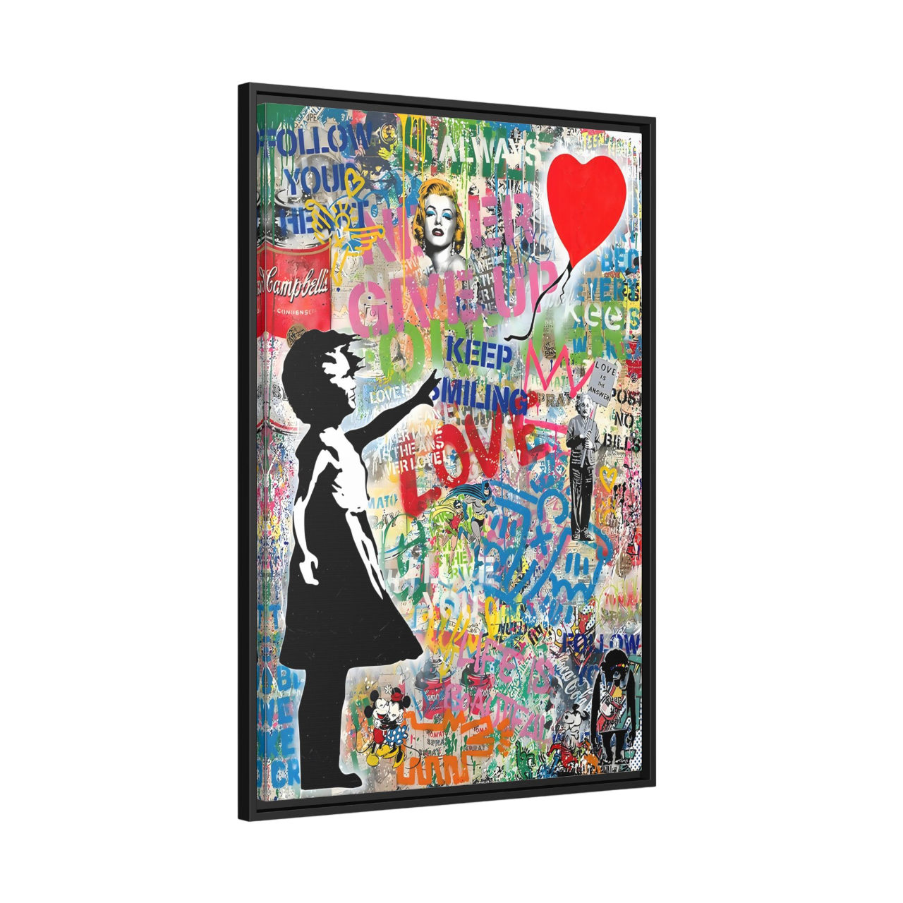 Tableau Banksy La Petite Fille Au Ballon - La Maison Du Tableau