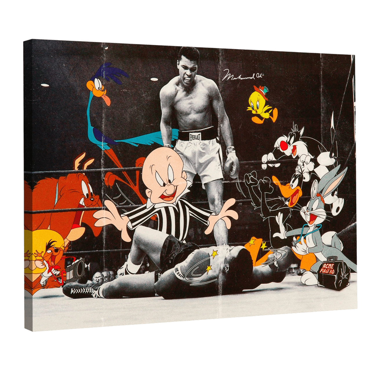 Tableau Cartoon Mohamed Ali - La Maison Du Tableau