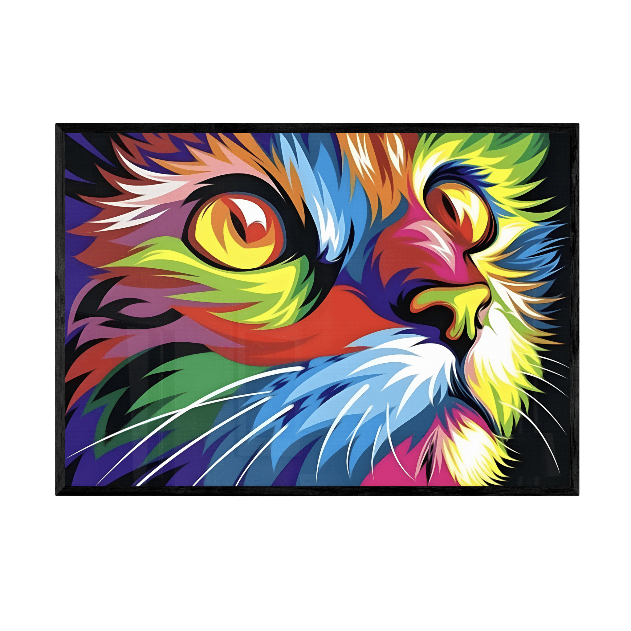 Tableau Chat Pop Art - La Maison Du Tableau