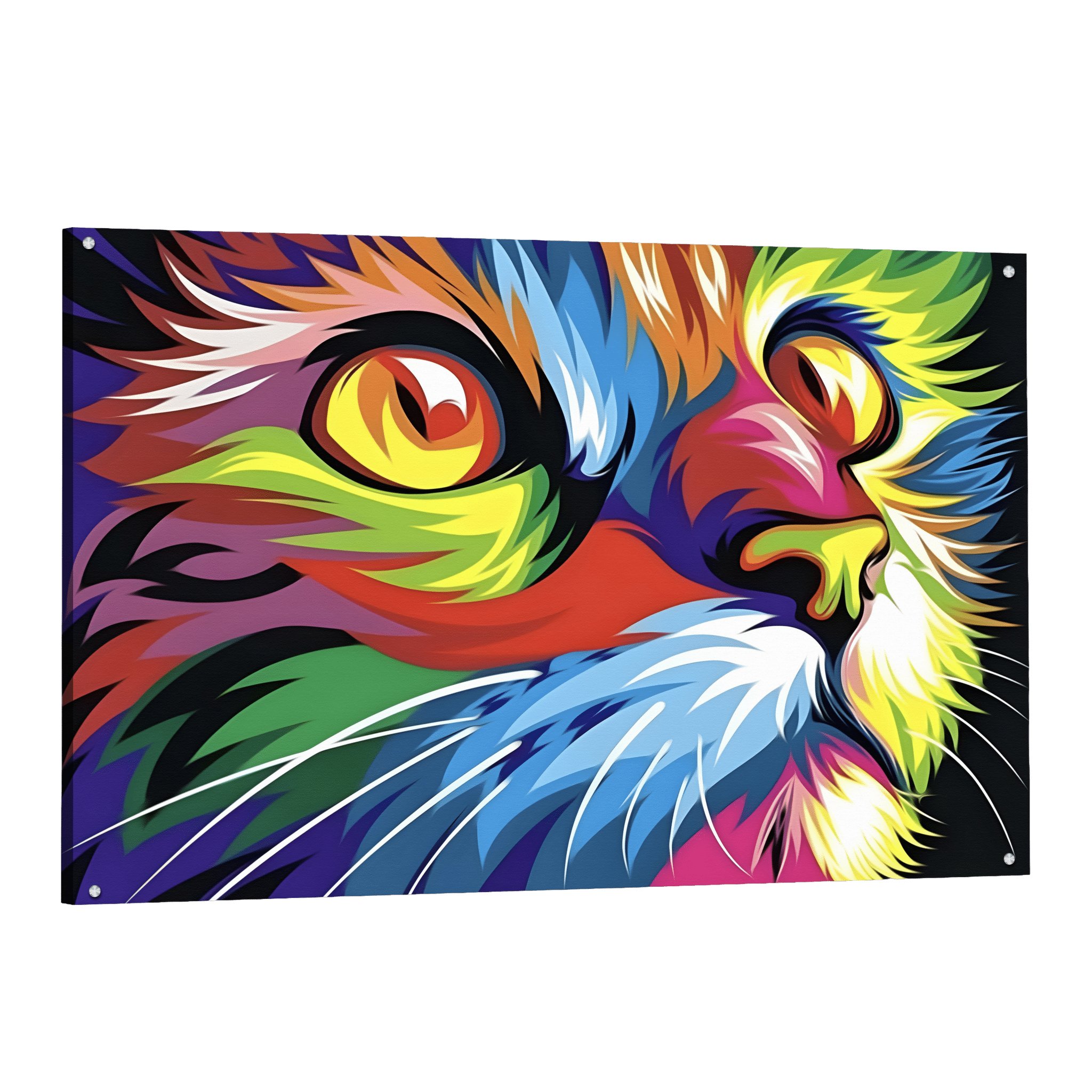 Tableau Chat Pop Art - La Maison Du Tableau