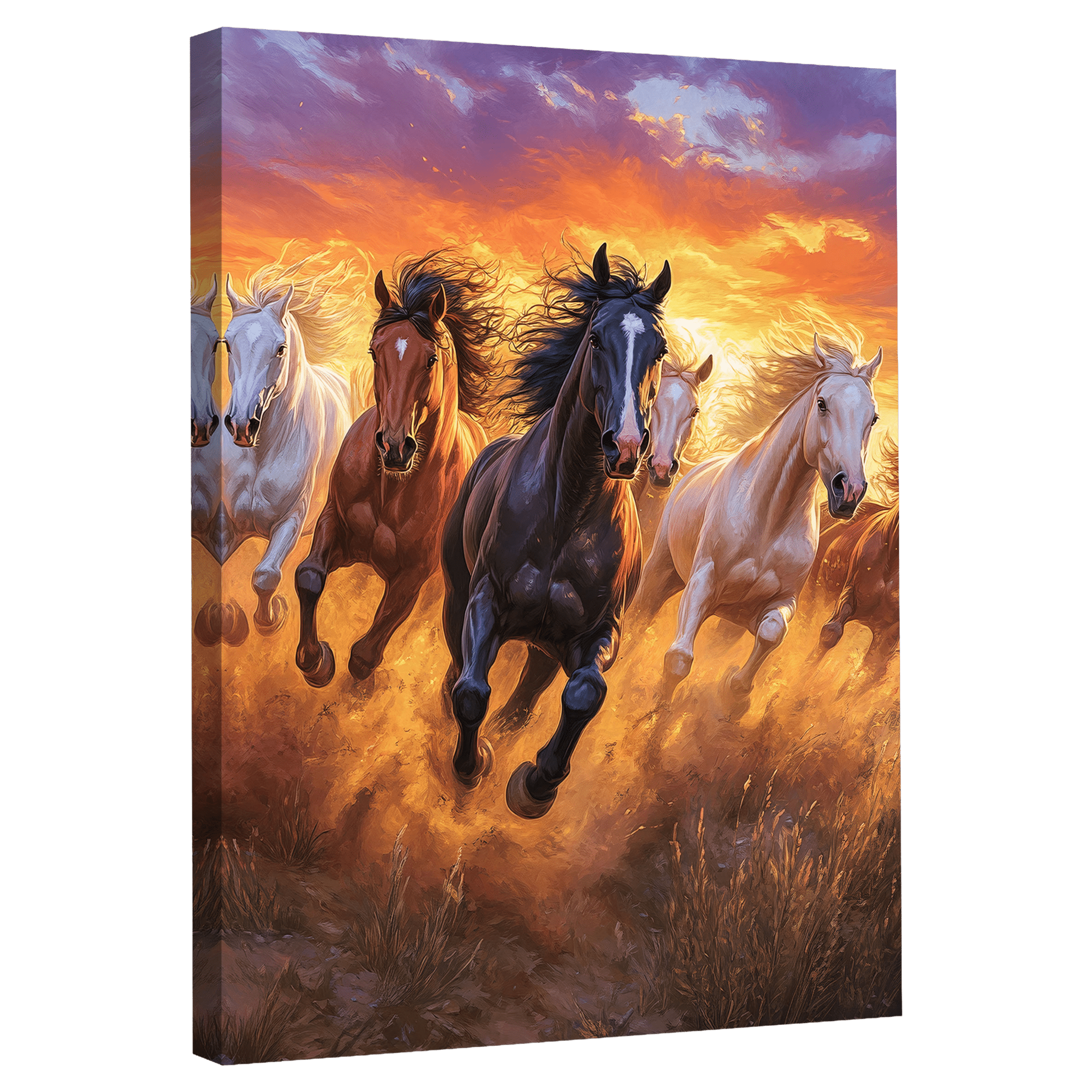 Tableau Chevaux - La Maison Du Tableau