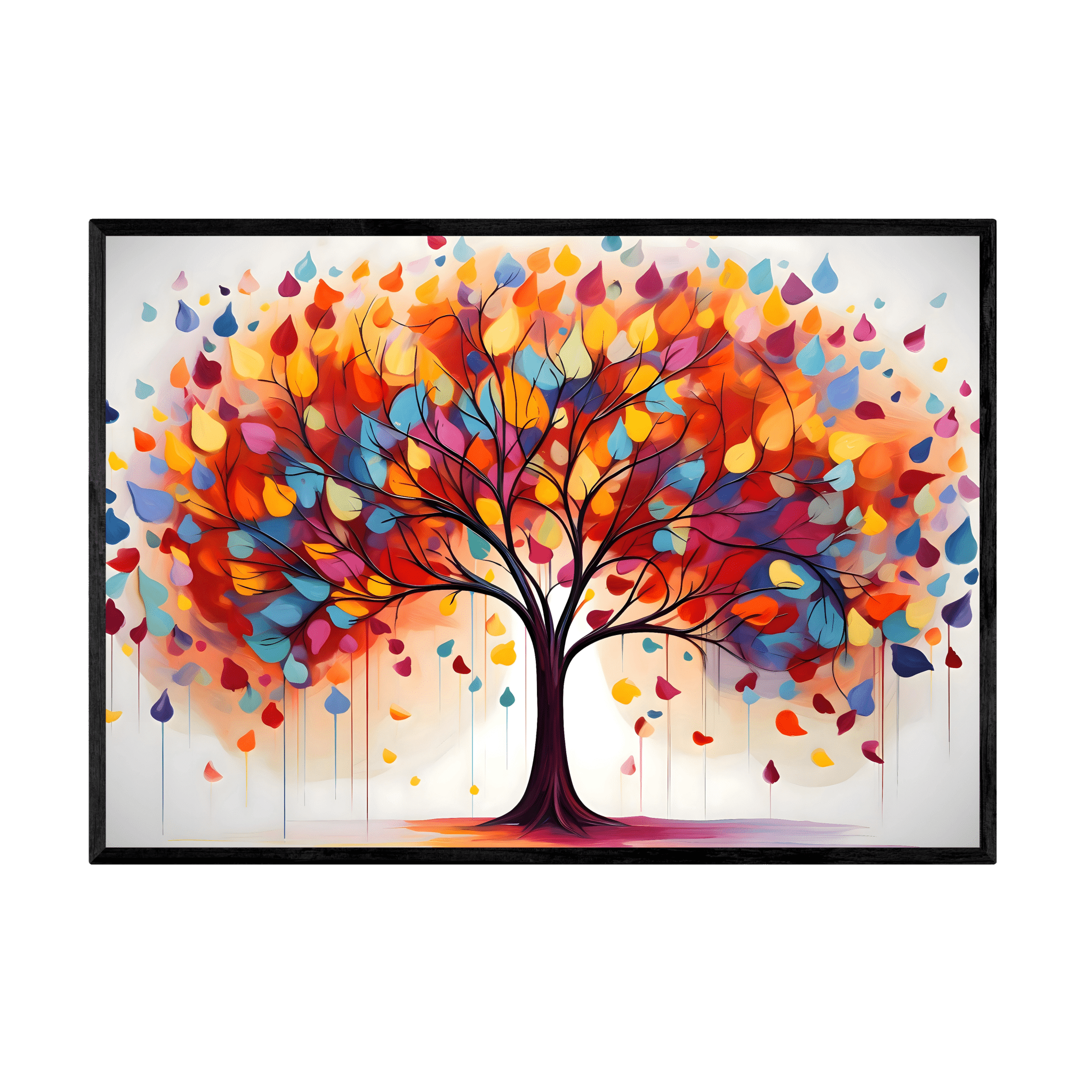 Tableau Coloré Arbre De Vie - La Maison Du Tableau