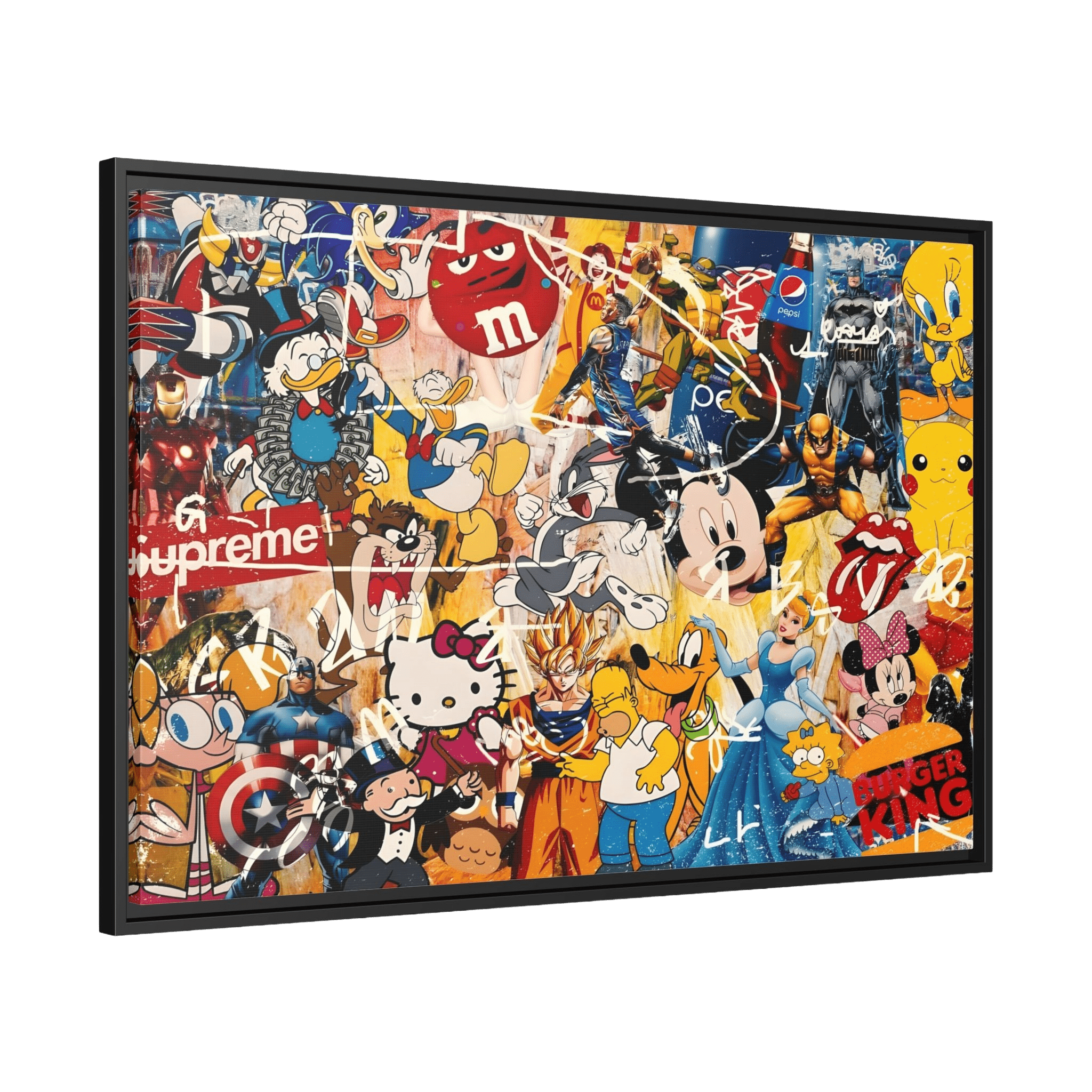 Tableau Coloré Pop Art - La Maison Du Tableau