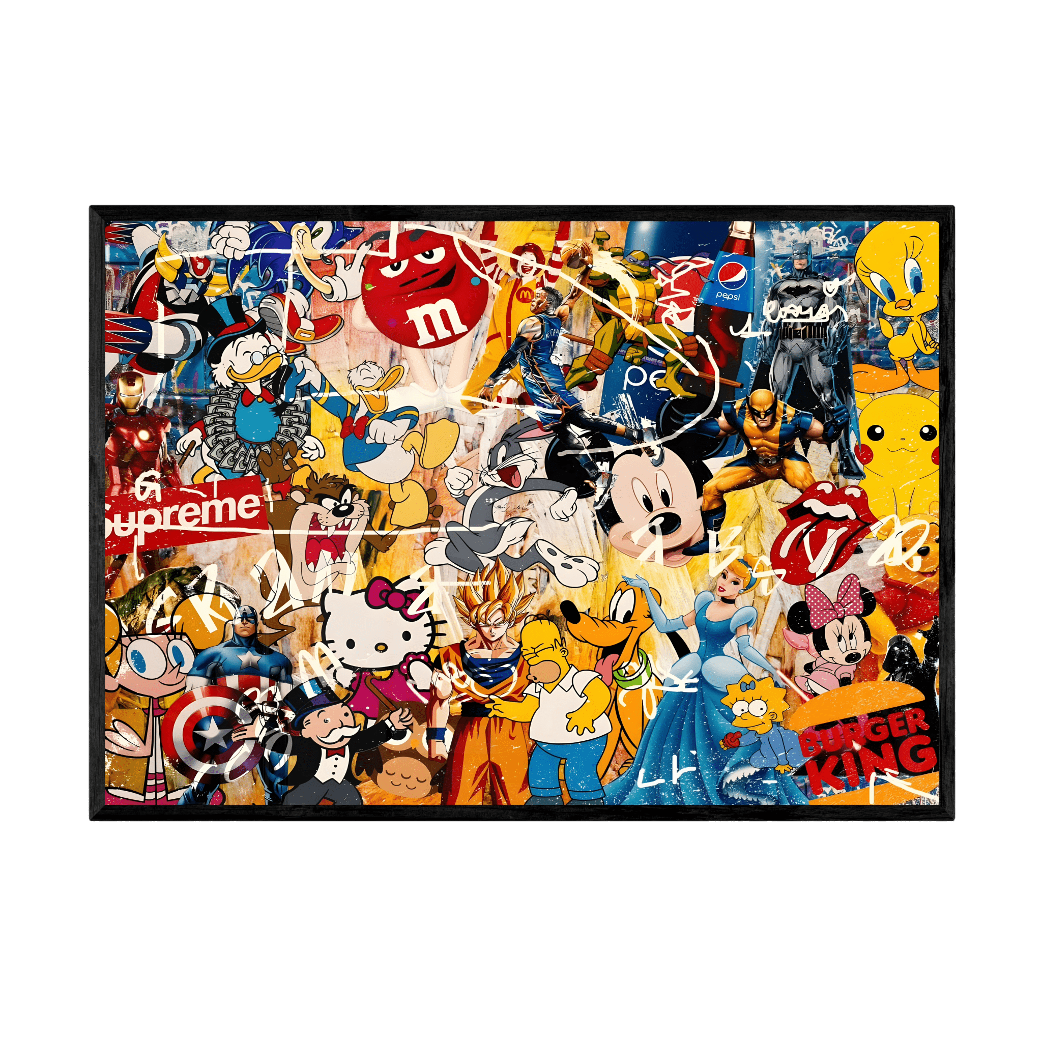 Tableau Coloré Pop Art - La Maison Du Tableau