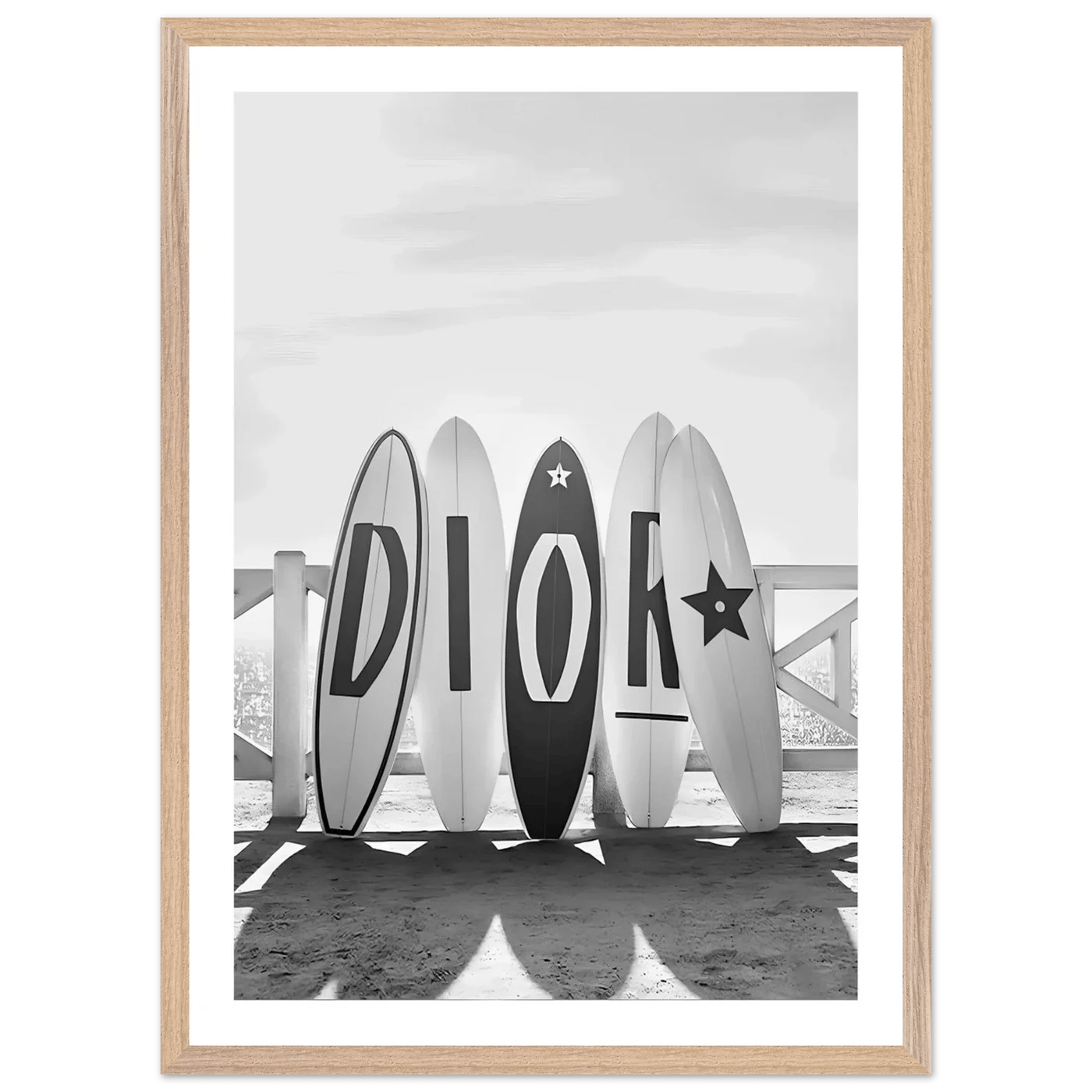 Tableau Dior Noir et Blanc - La Maison Du Tableau