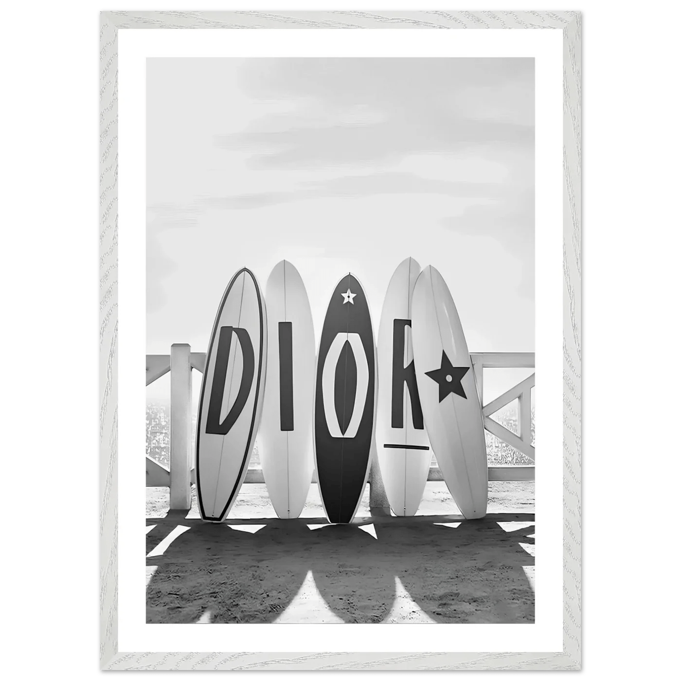 Tableau Dior Noir et Blanc - La Maison Du Tableau