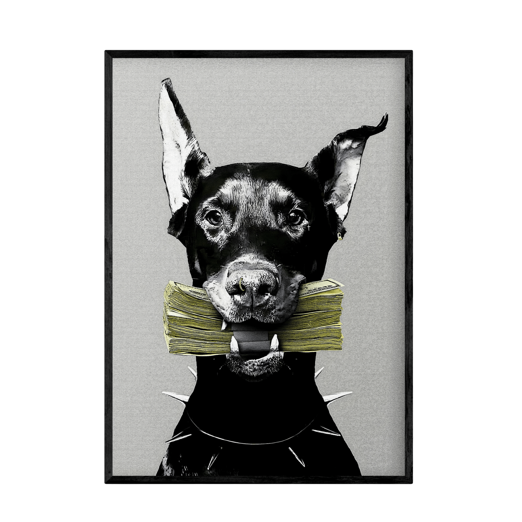 Tableau Doberman Moderne - La Maison Du Tableau