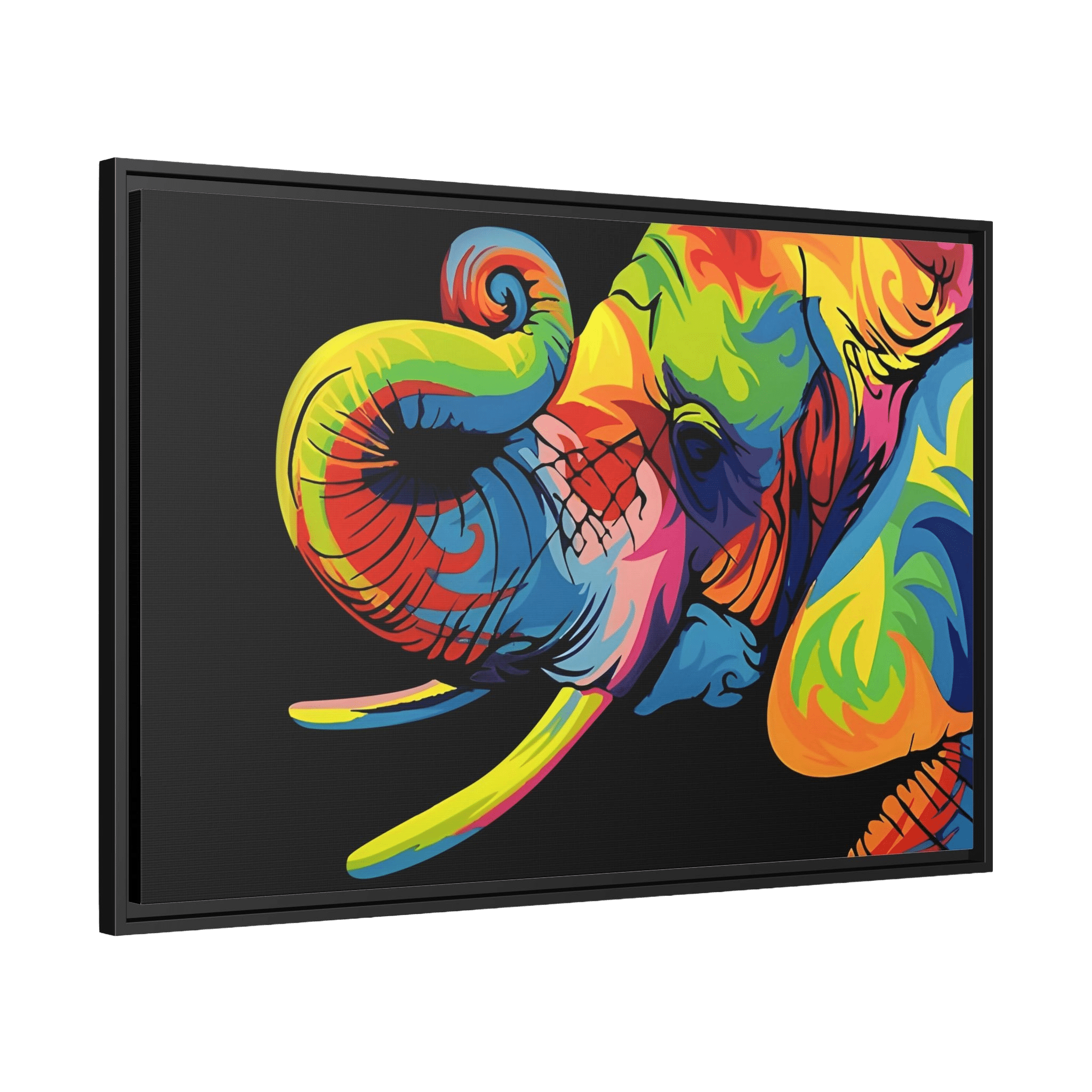 Tableau Éléphant Pop Art - La Maison Du Tableau