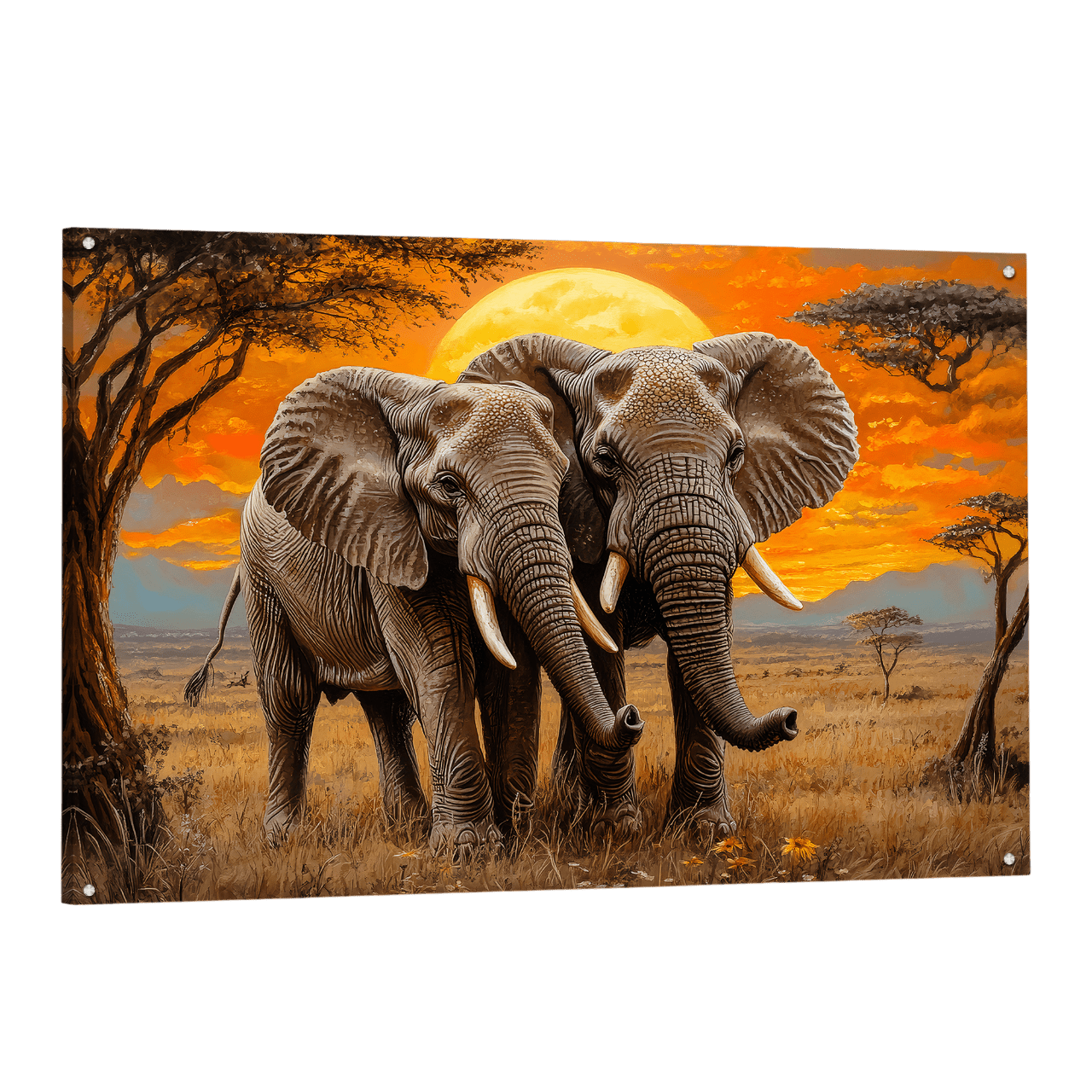 Tableau Éléphants - La Maison Du Tableau