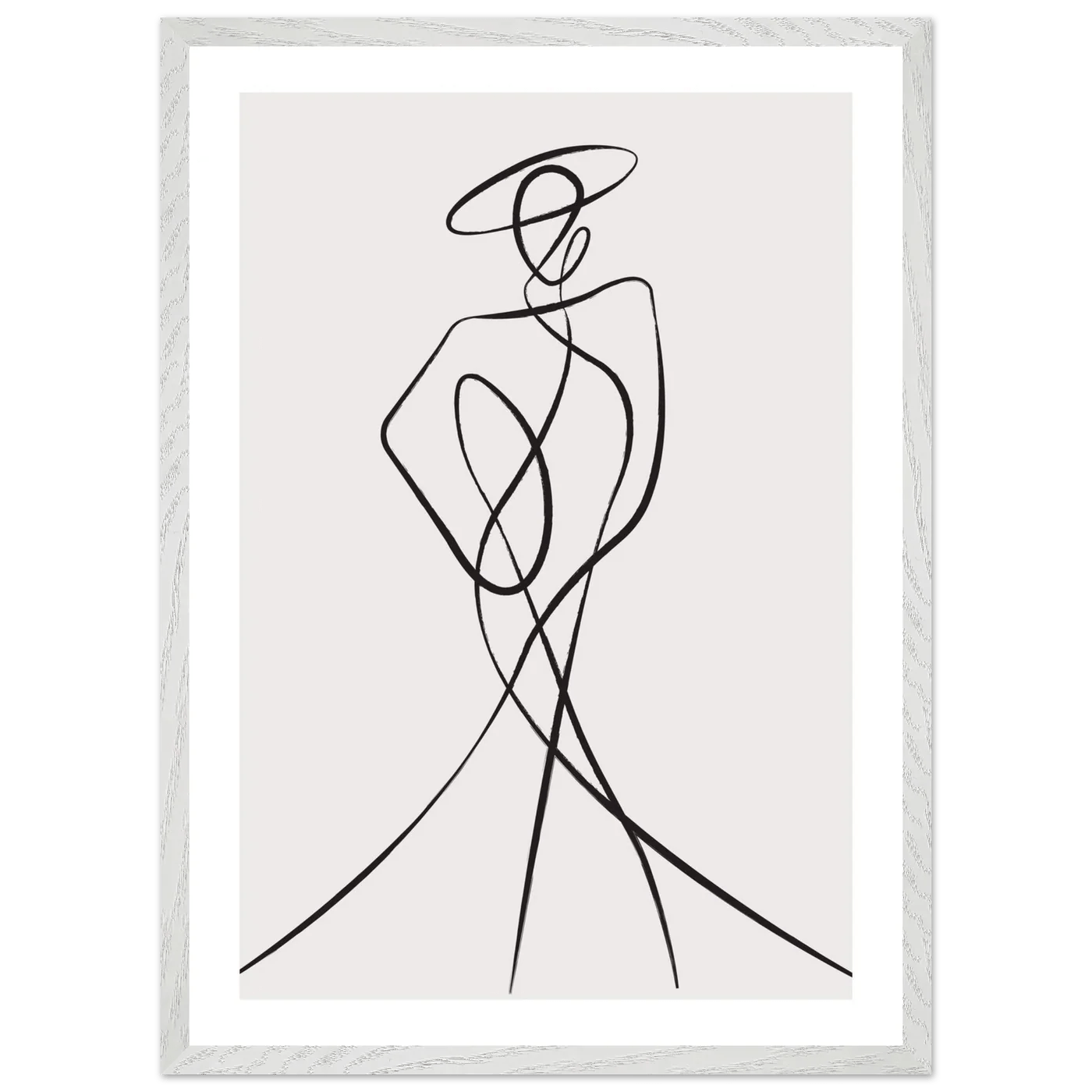 Tableau Femme Minimaliste - La Maison Du Tableau