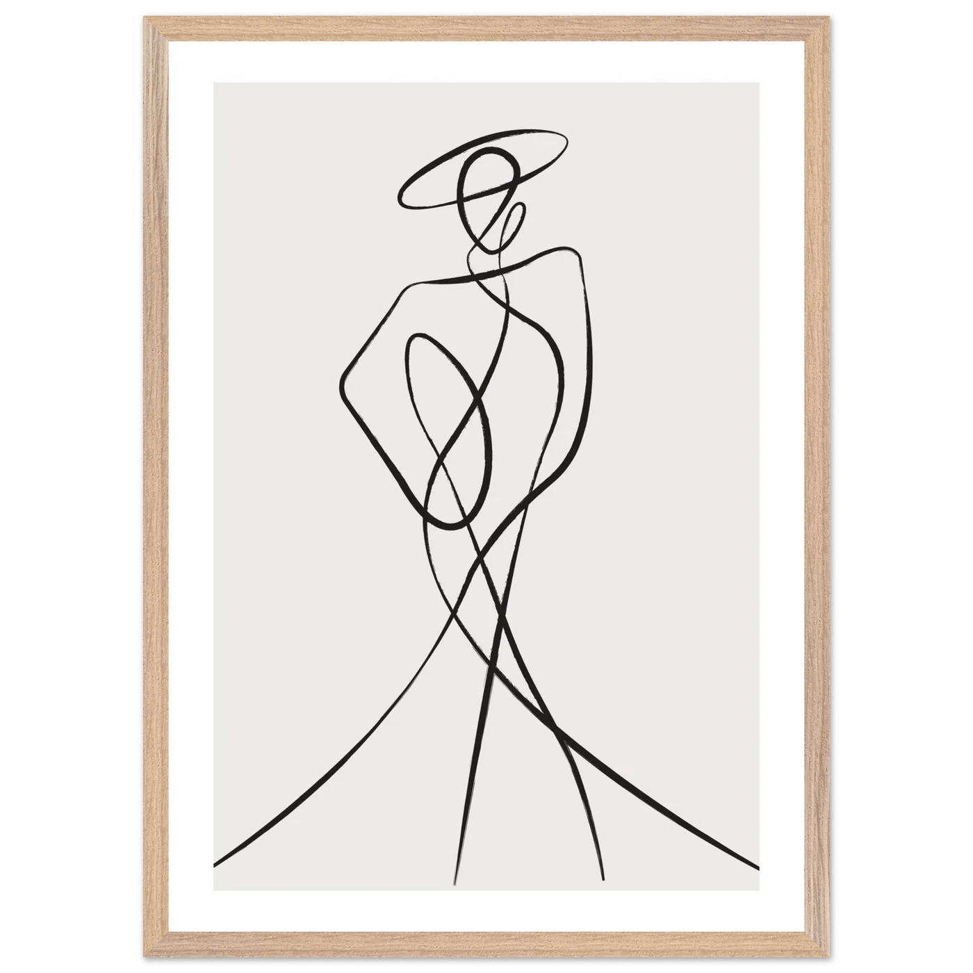 Tableau Femme Minimaliste - La Maison Du Tableau