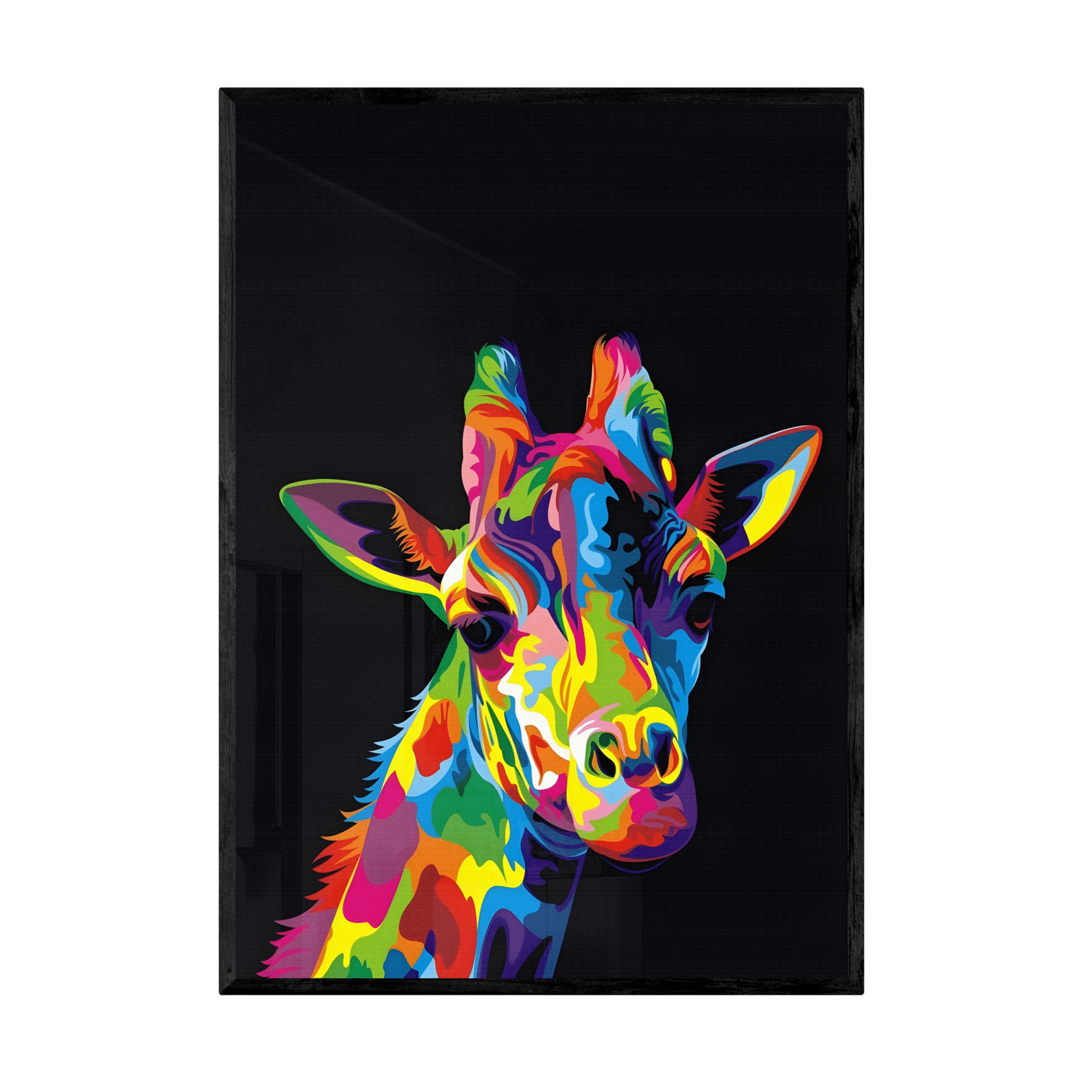 Tableau Girafe Pop Art - La Maison Du Tableau