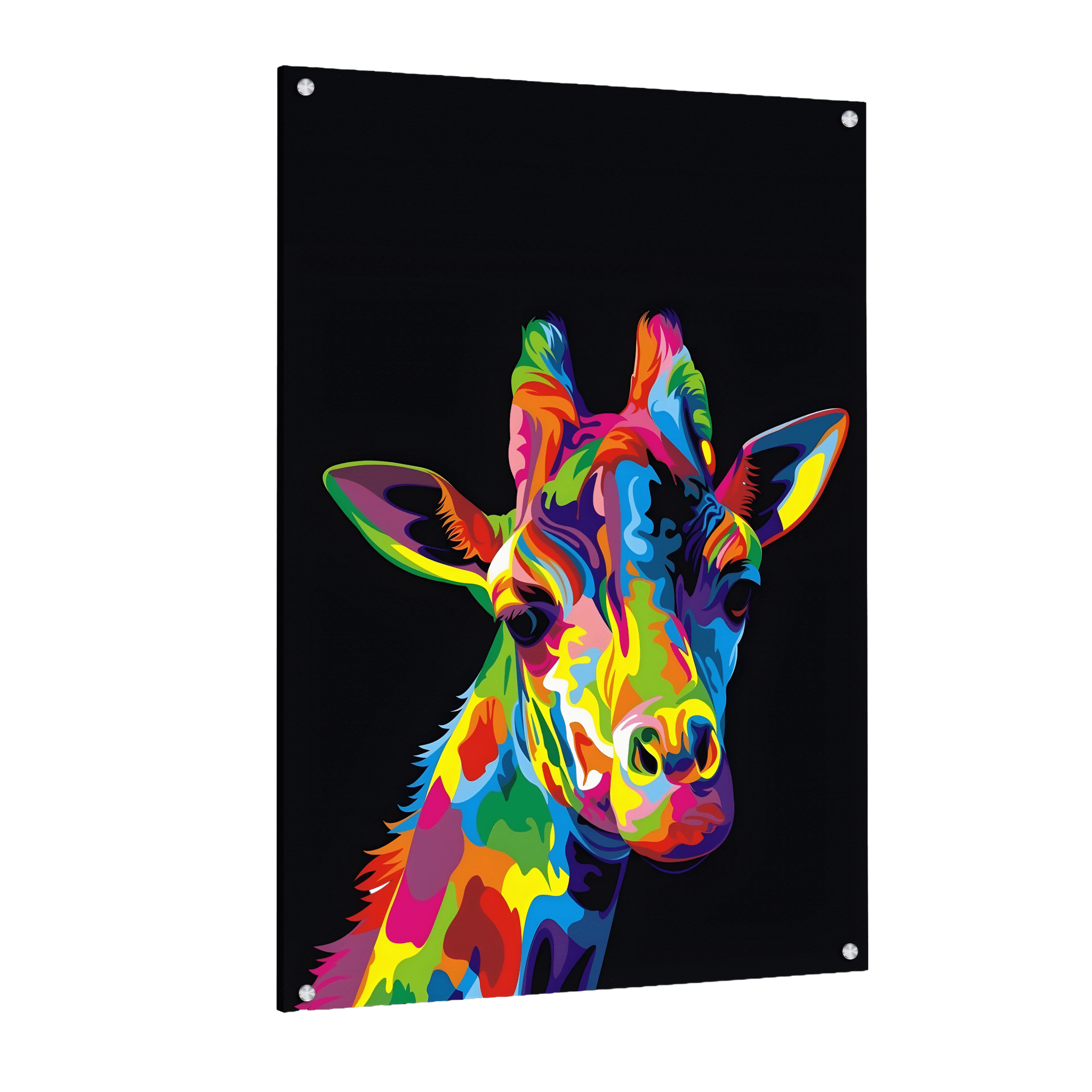 Tableau Girafe Pop Art - La Maison Du Tableau