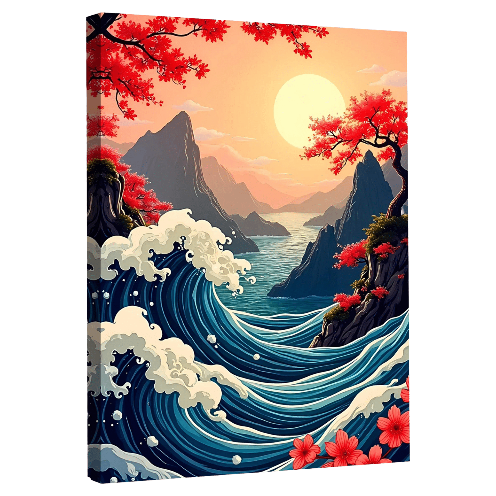 Tableau Japonais Contemporain - La Maison Du Tableau