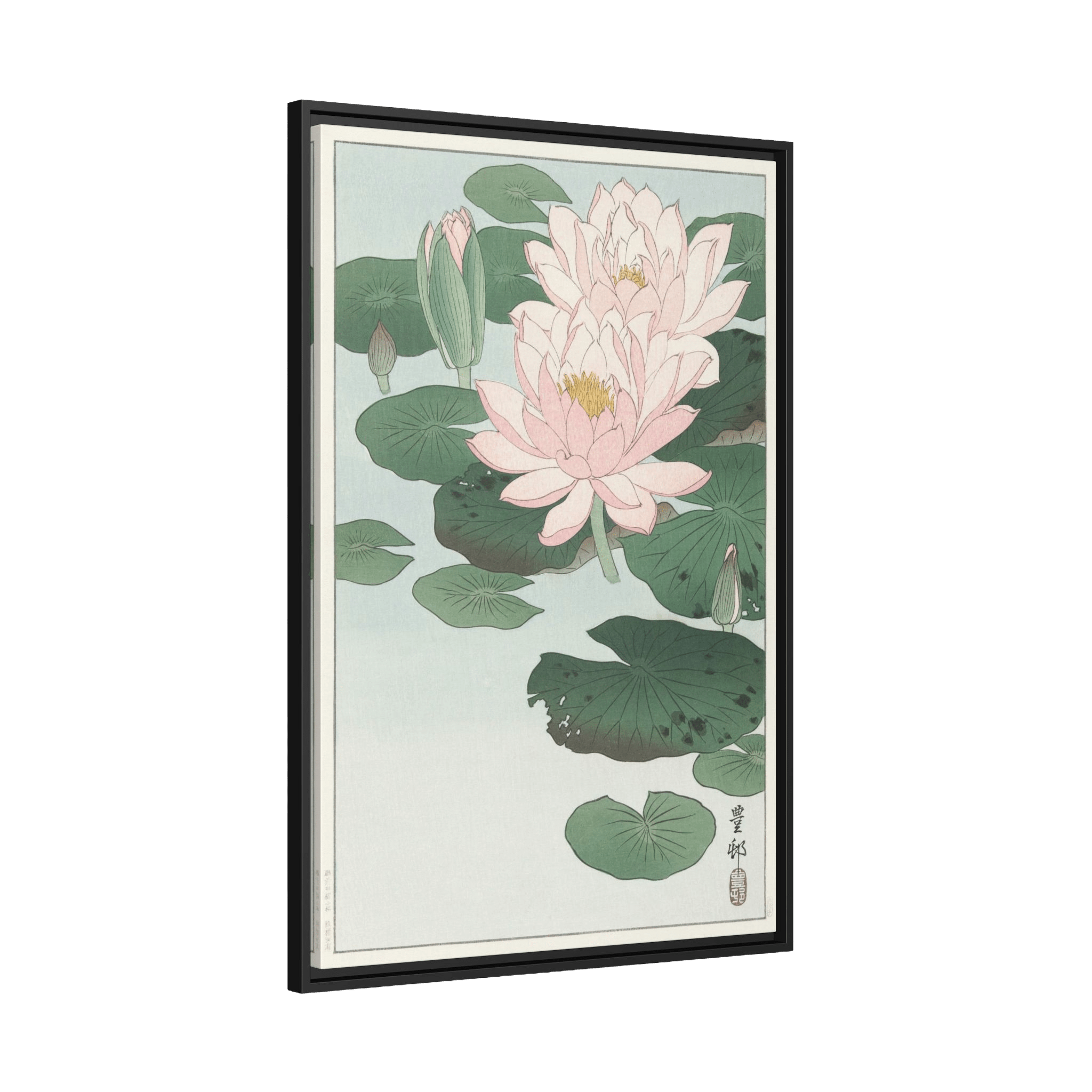 Tableau Japonais Fleur De Lotus - La Maison Du Tableau