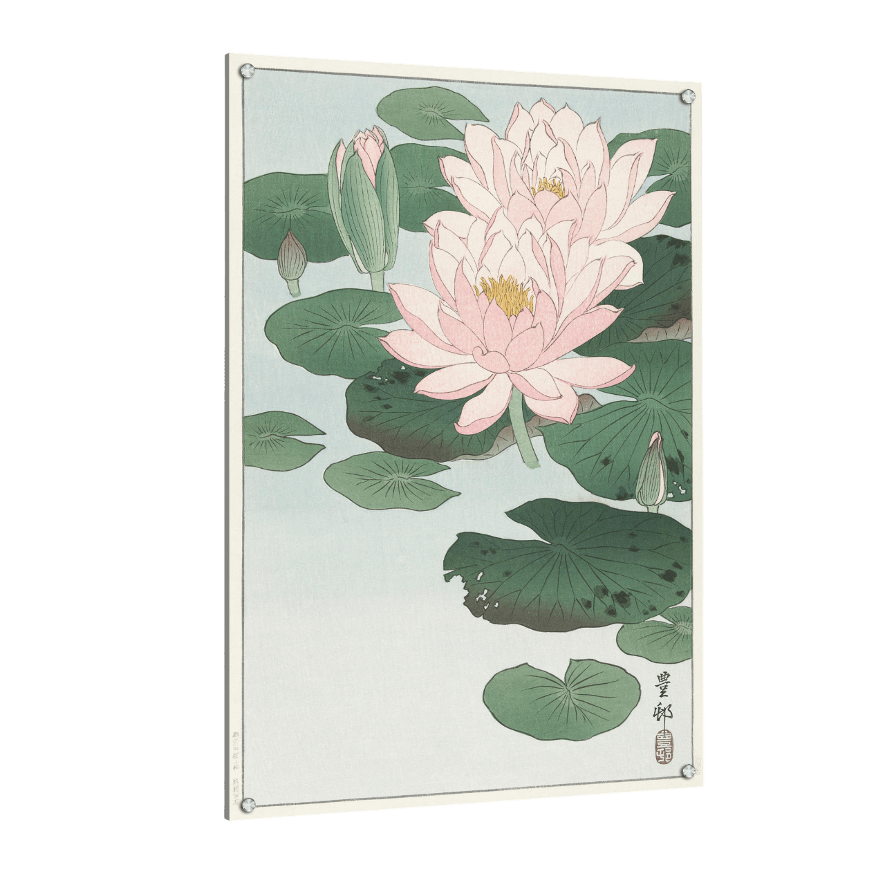 Tableau Japonais Fleur De Lotus - La Maison Du Tableau