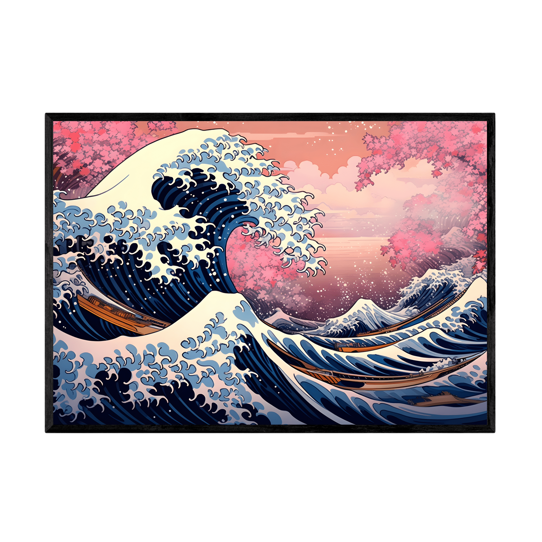 Tableau La Vague Japon - La Maison Du Tableau
