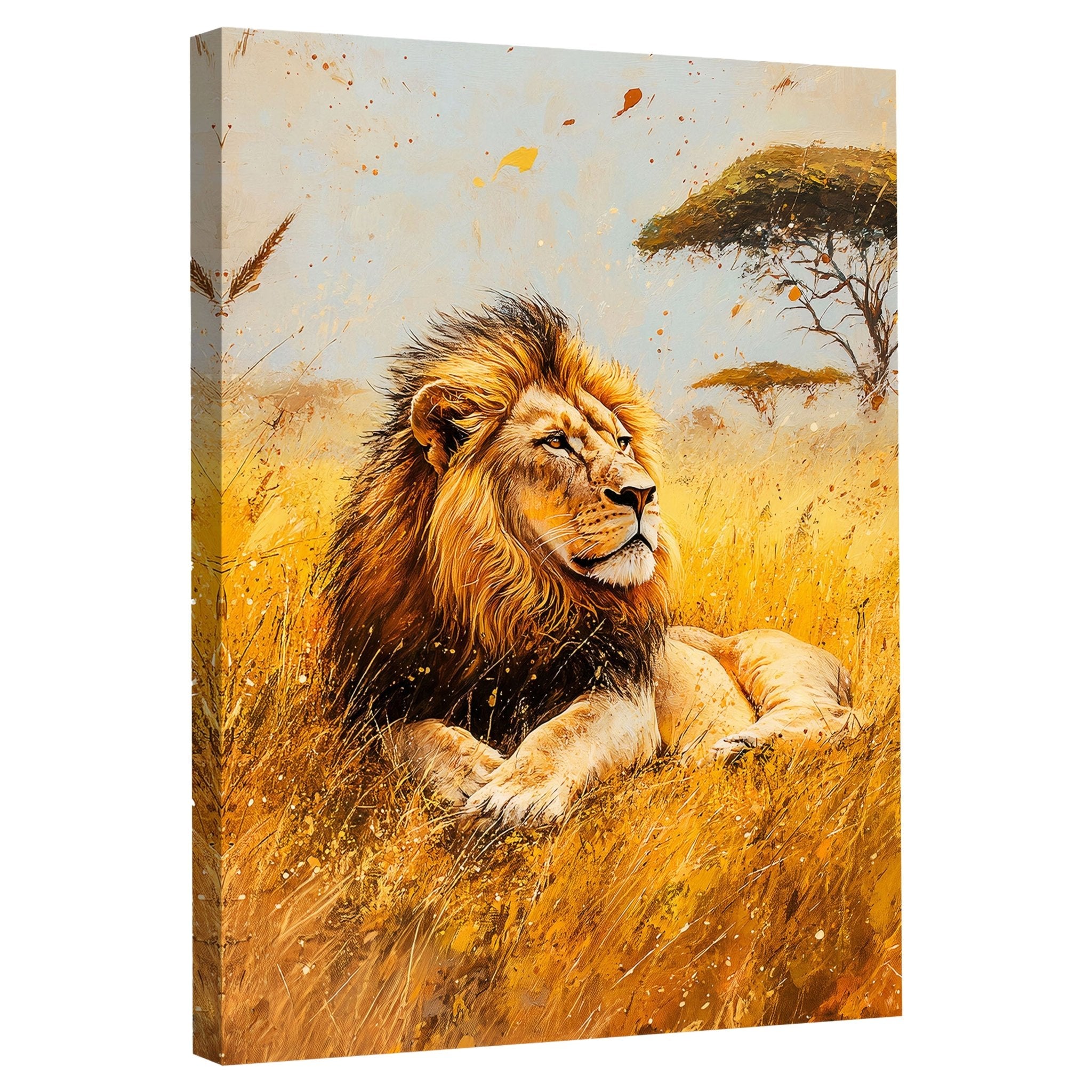 Tableau Lion - La Maison Du Tableau