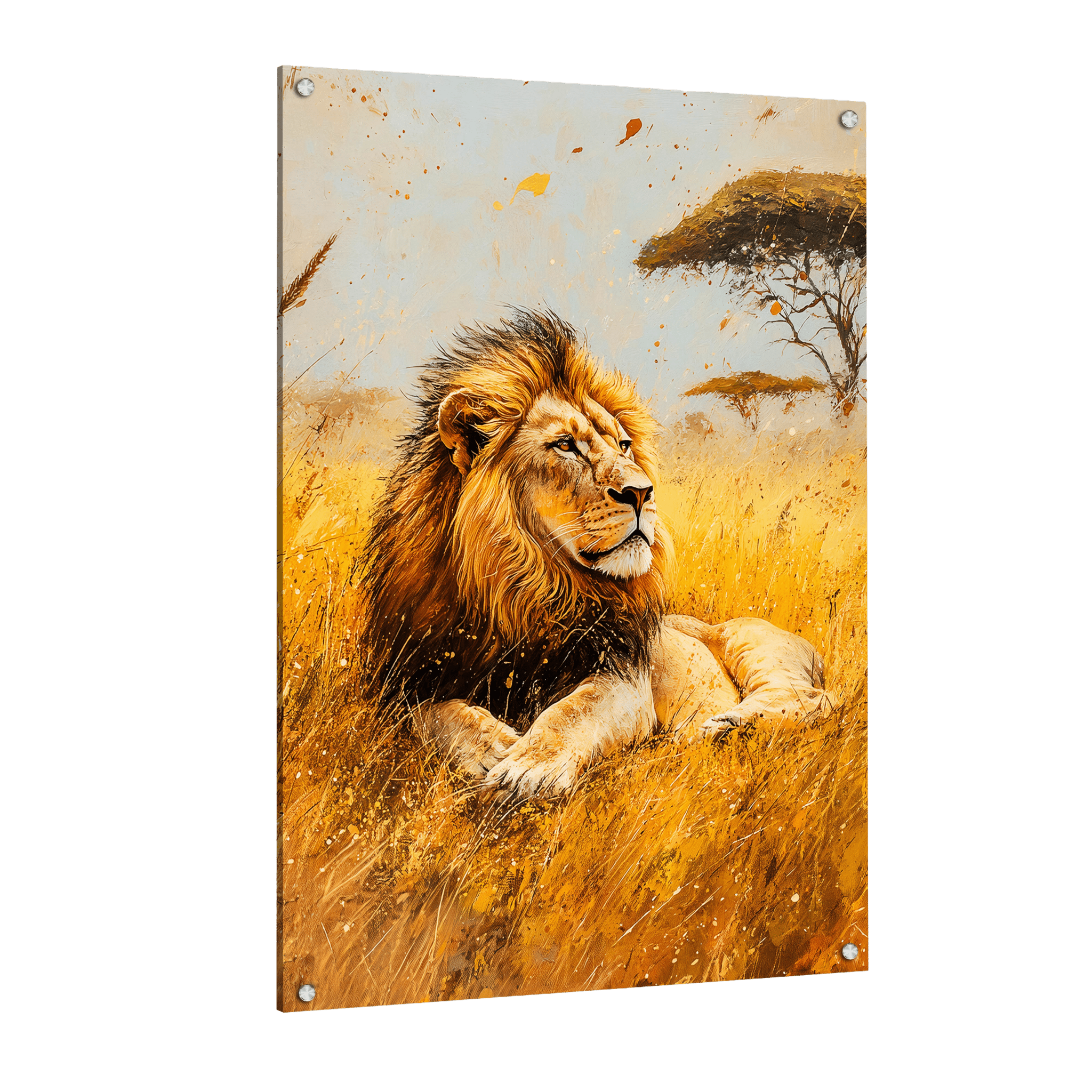 Tableau Lion - La Maison Du Tableau