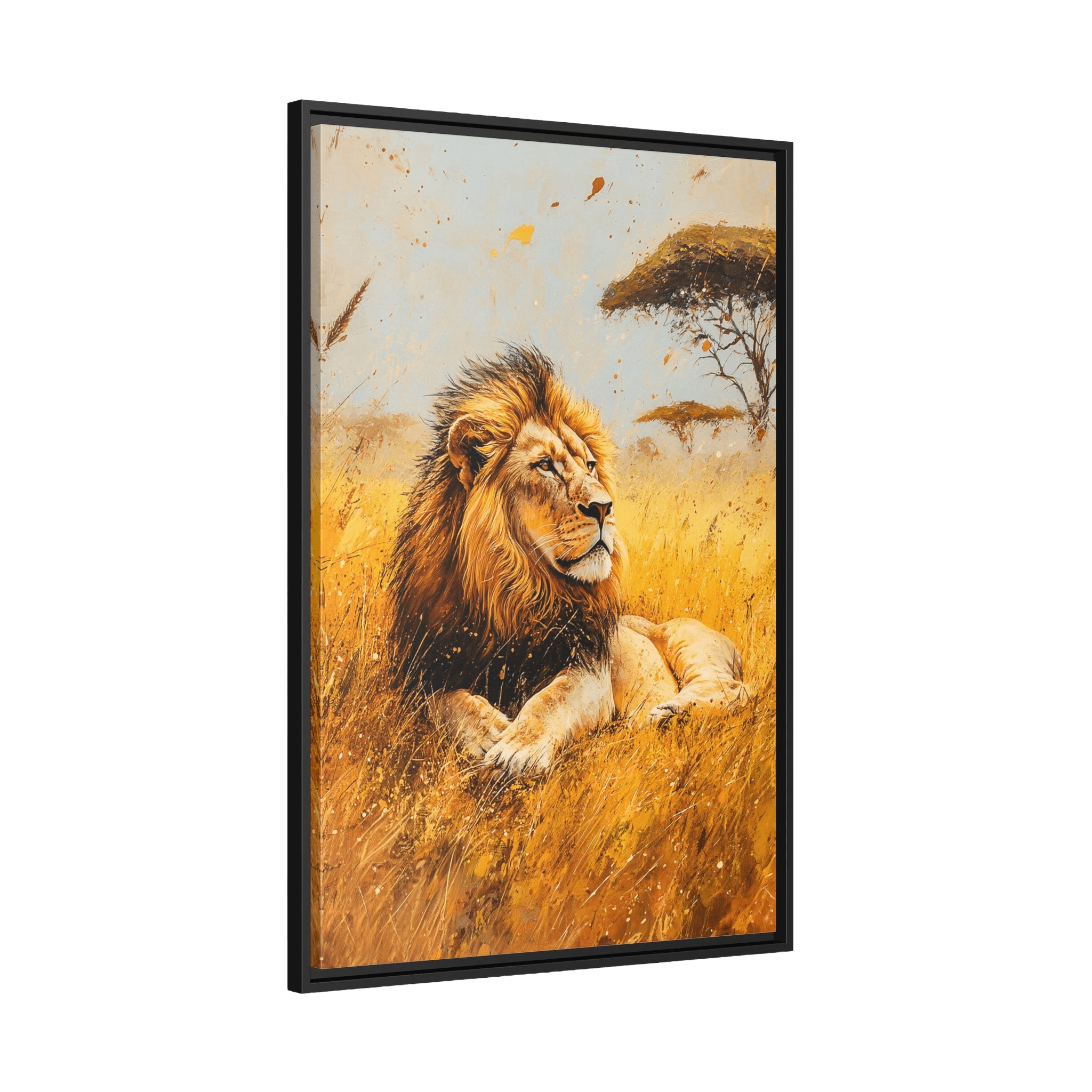 Tableau Lion - La Maison Du Tableau