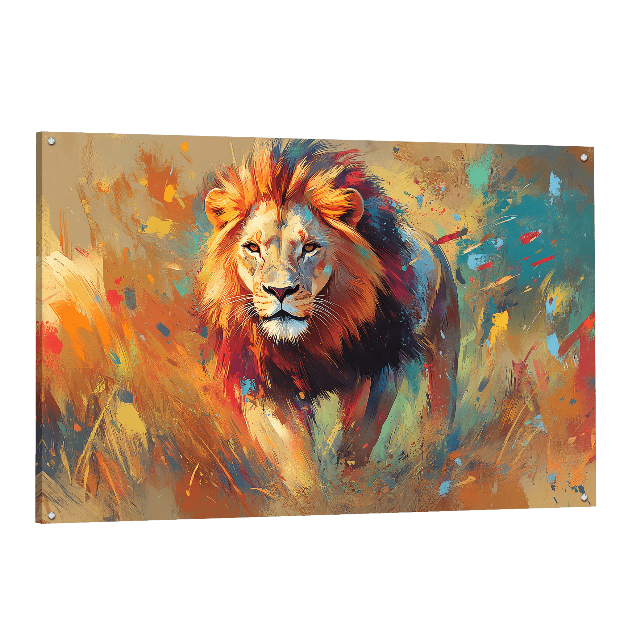 Tableau Lion Peinture - La Maison Du Tableau