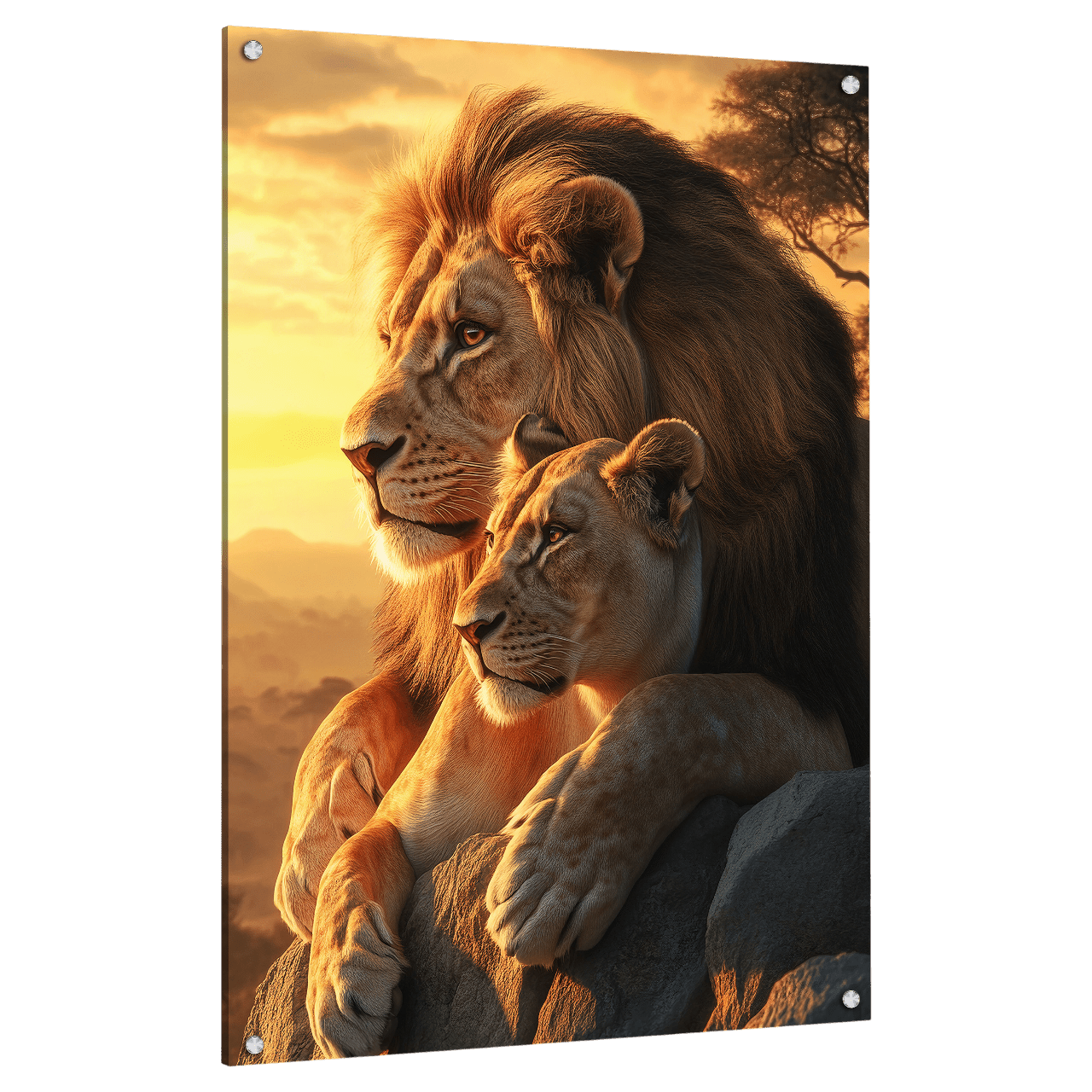 Tableau Lionne - La Maison Du Tableau