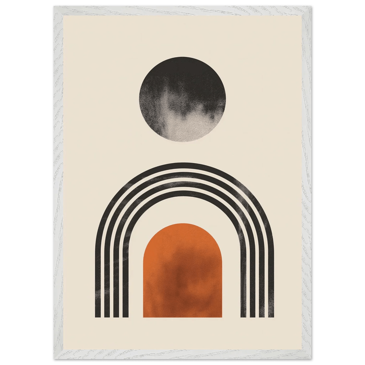 Tableau Minimaliste Harmonie Terracotta - La Maison Du Tableau