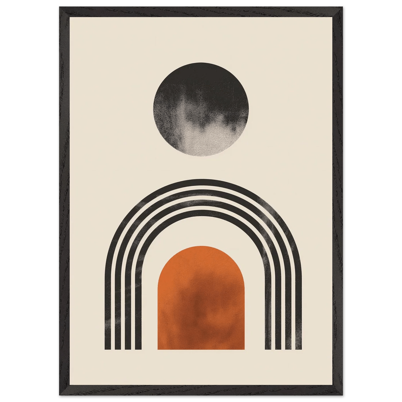 Tableau Minimaliste Harmonie Terracotta - La Maison Du Tableau