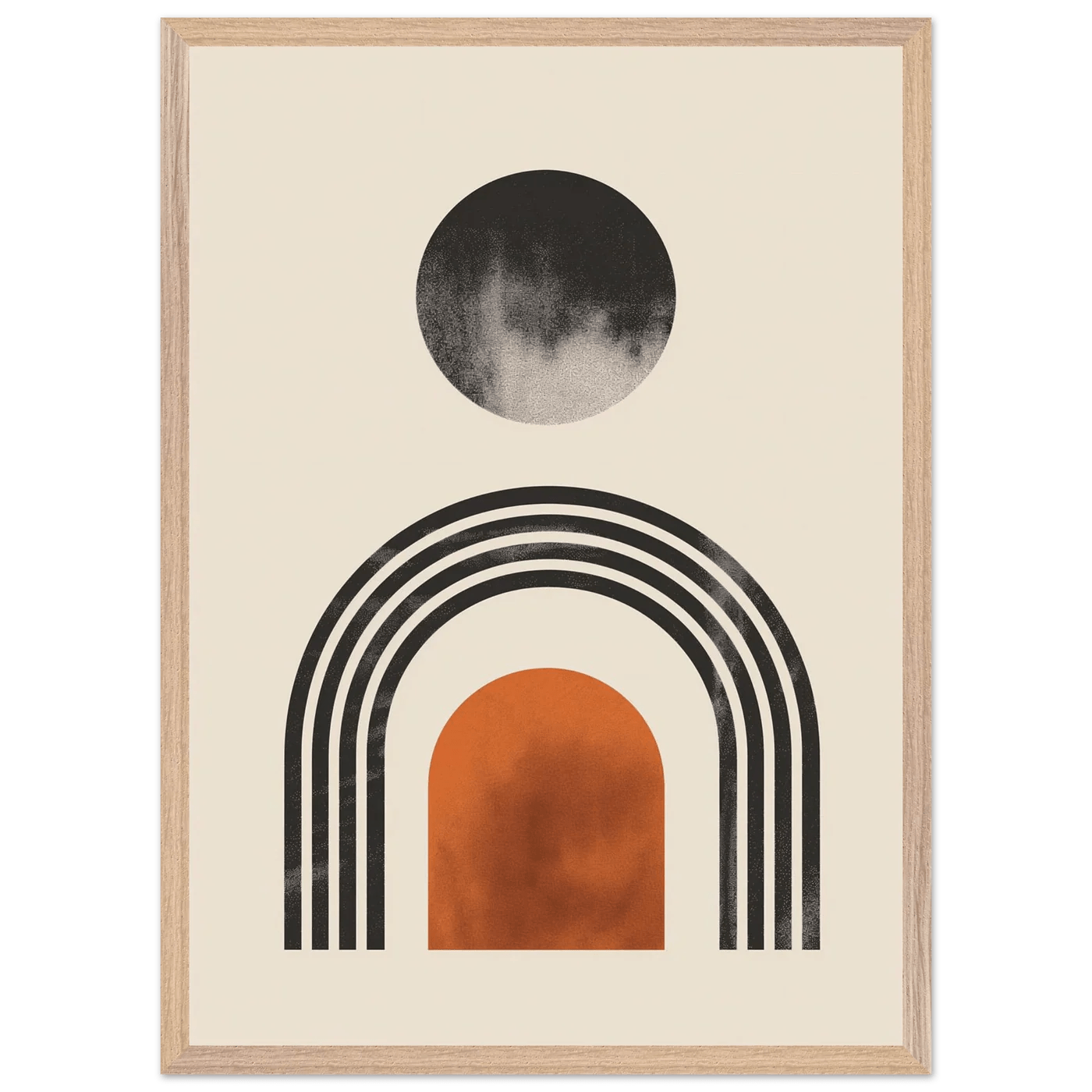 Tableau Minimaliste Harmonie Terracotta - La Maison Du Tableau