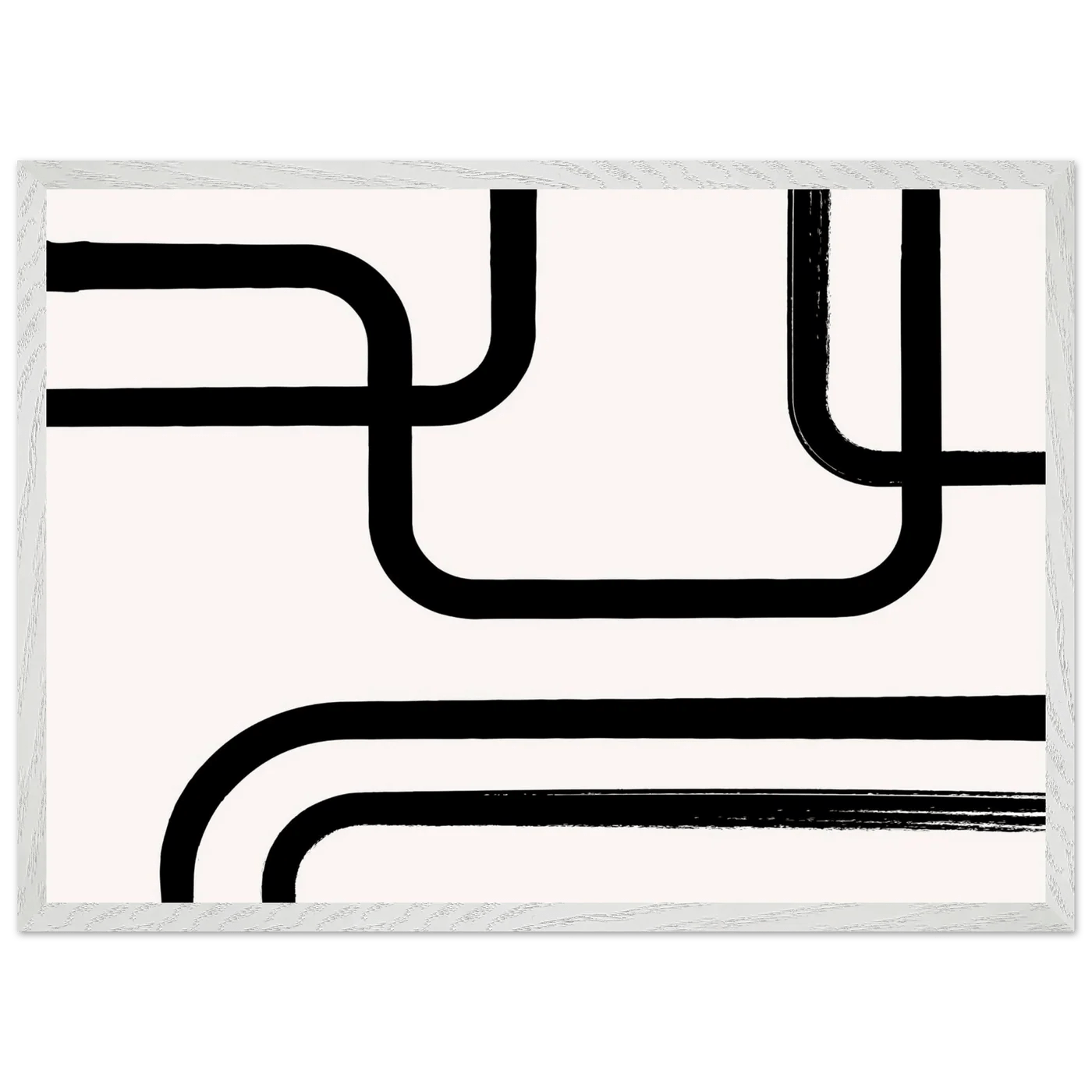 Tableau Minimaliste Lignes Contemporaines - La Maison Du Tableau