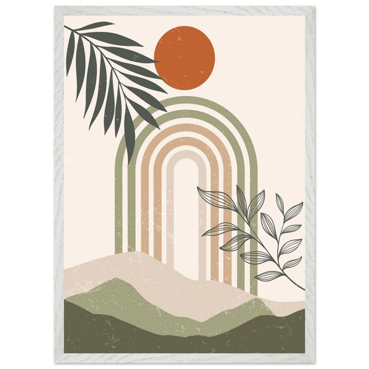 Tableau Minimaliste Paysage Épuré - La Maison Du Tableau