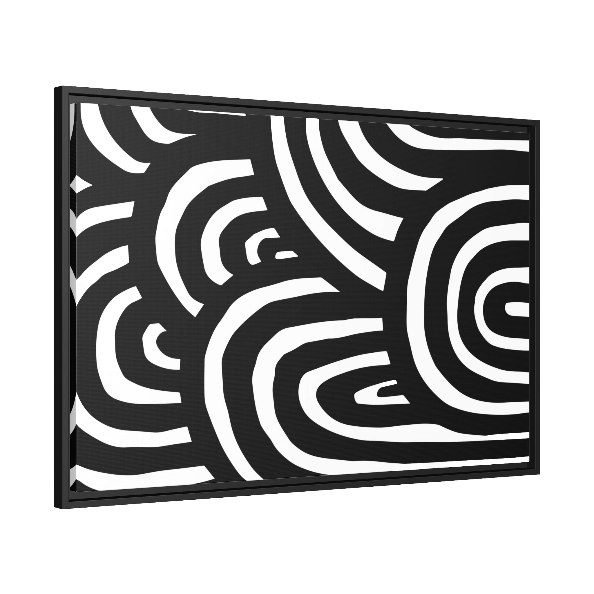 Tableau Noir et Blanc Moderne - La Maison Du Tableau