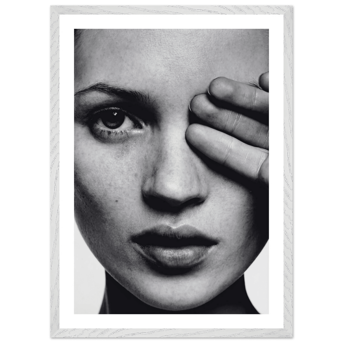 Tableau Noir et Blanc Portrait Femme - La Maison Du Tableau